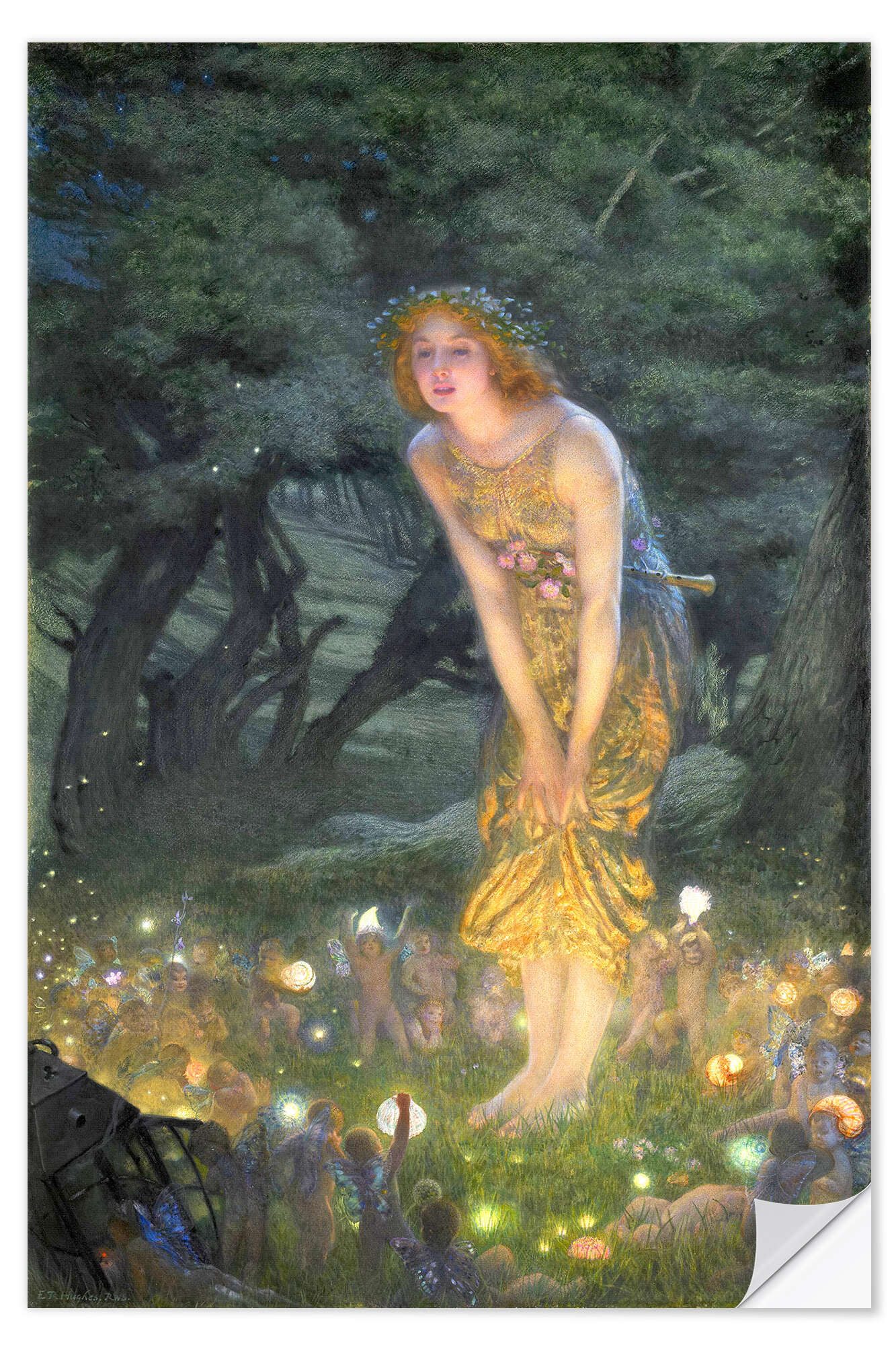 Wandfolie Edward Robert Hughes
