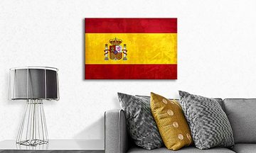 WandbilderXXL Leinwandbild Spanien, Flaggen (1 St), Wandbild,in 6 Größen erhältlich