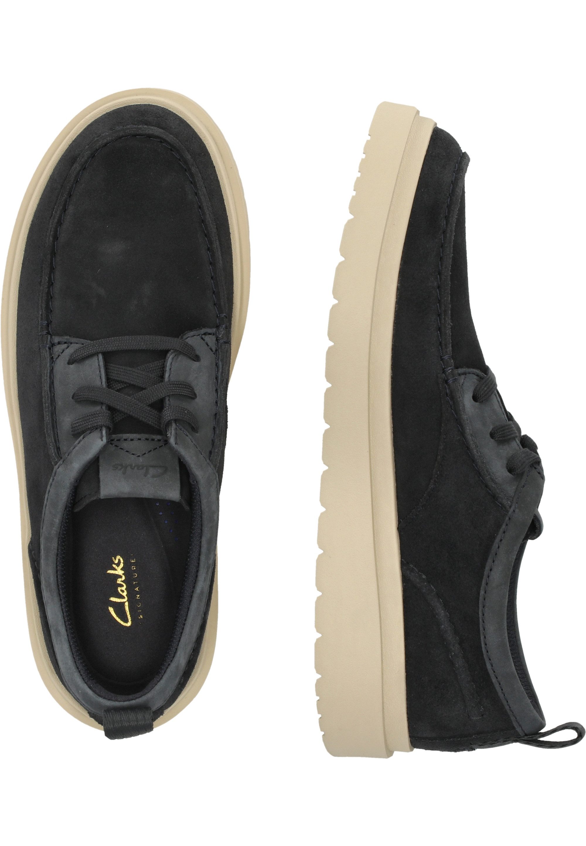 Clarks Polden Moc Schnürschuh mit ultraleichter und federnder Sohle