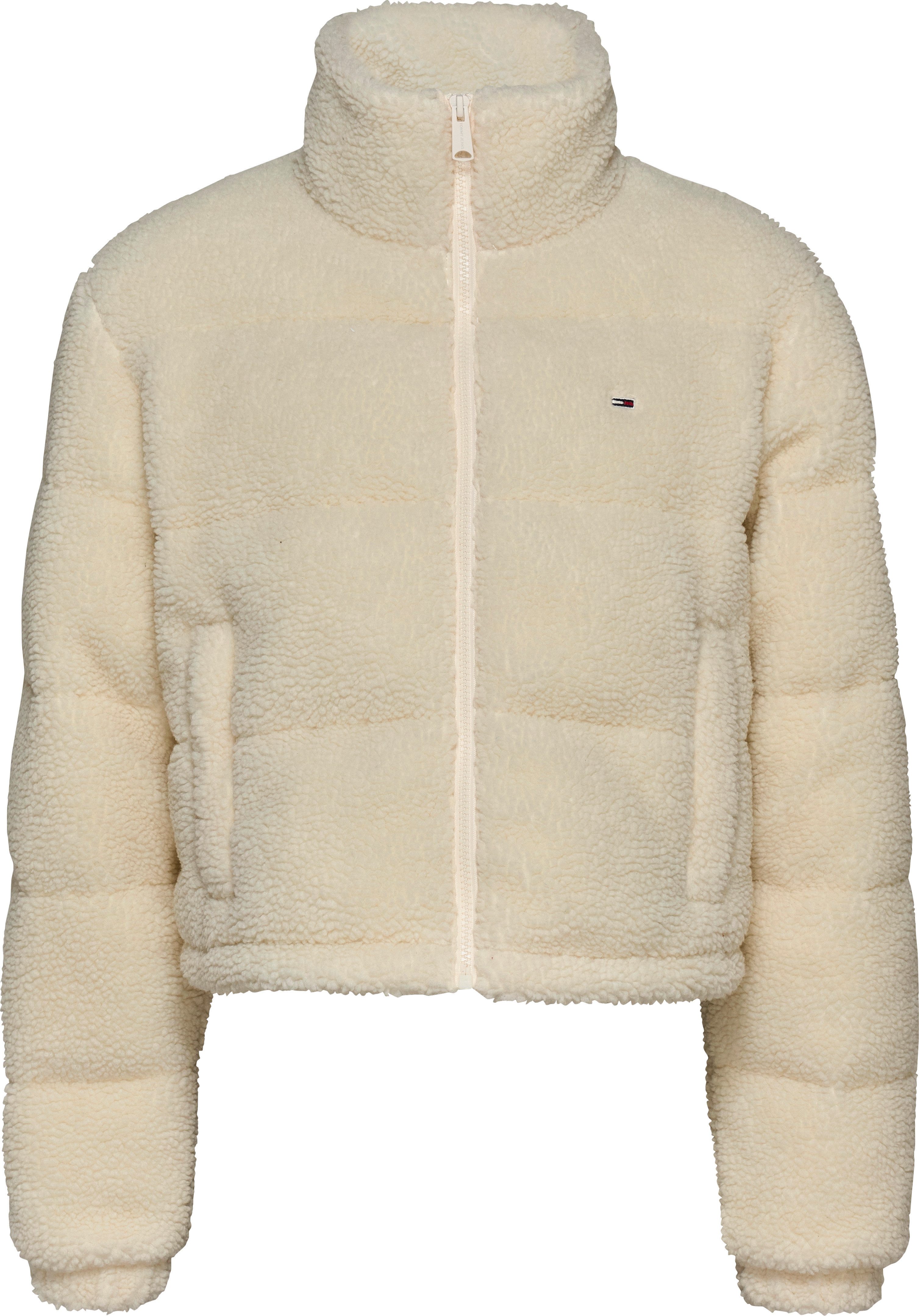 Tommy Jeans Kurzjacke TJW CRP TEDDY ESSENTIAL PUFFER in Cropped Form