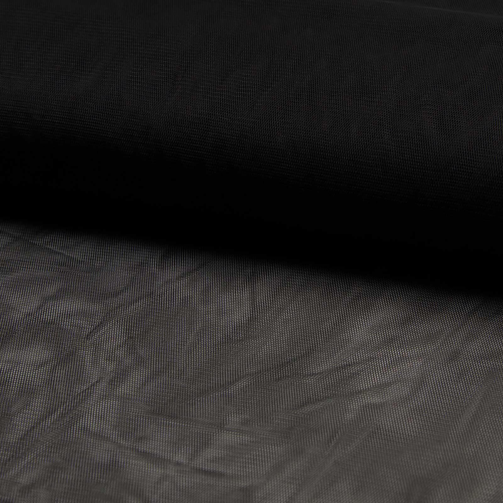 maDDma Stoff Soft-Tüll Kostümstoff Fasching Feintüll 1 x 1,5 m Meterware, schwarz