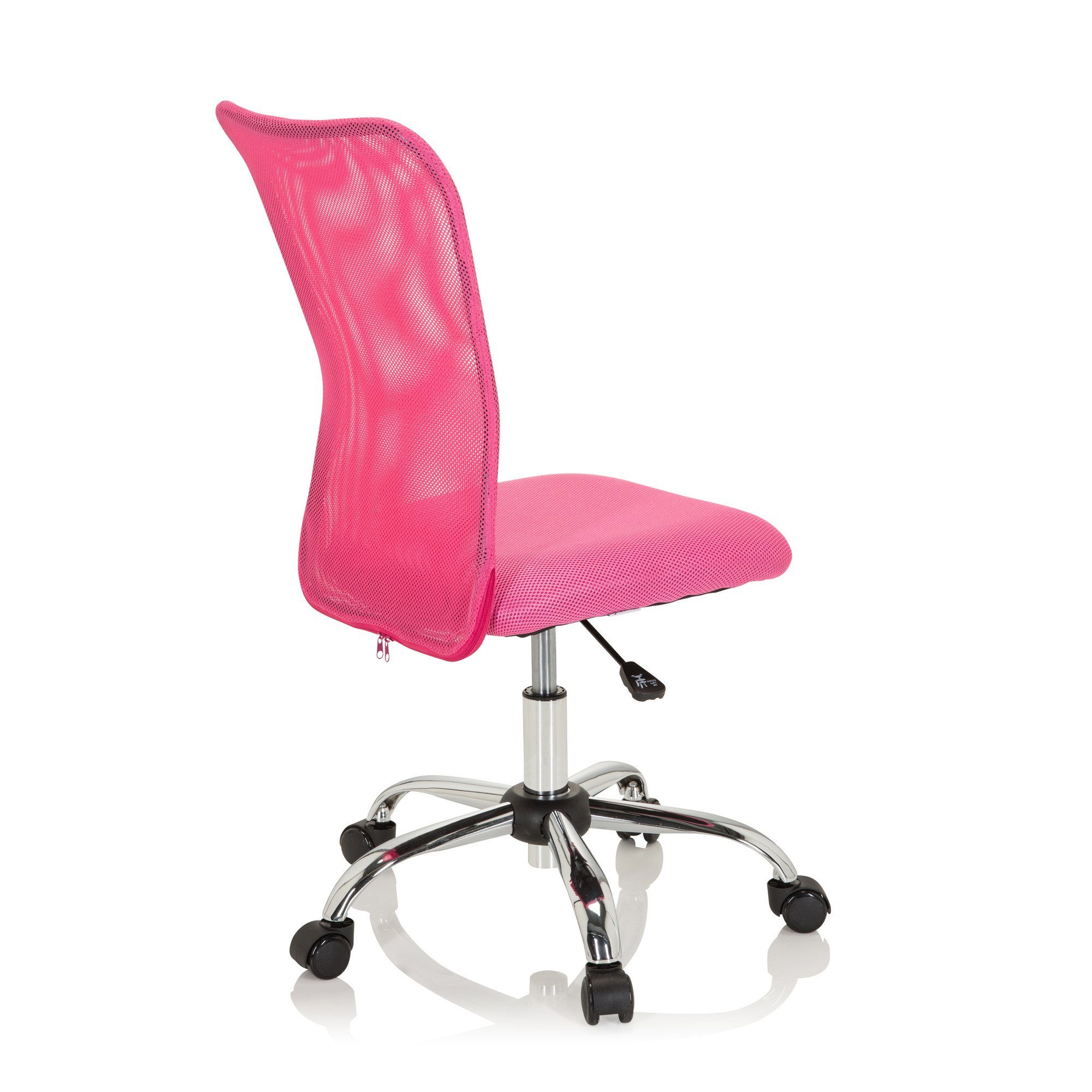 hjh OFFICE Drehstuhl Kinderdrehstuhl KIDDY Netzstoff NET I Rosa (1 St), ergonomisch mitwachsend