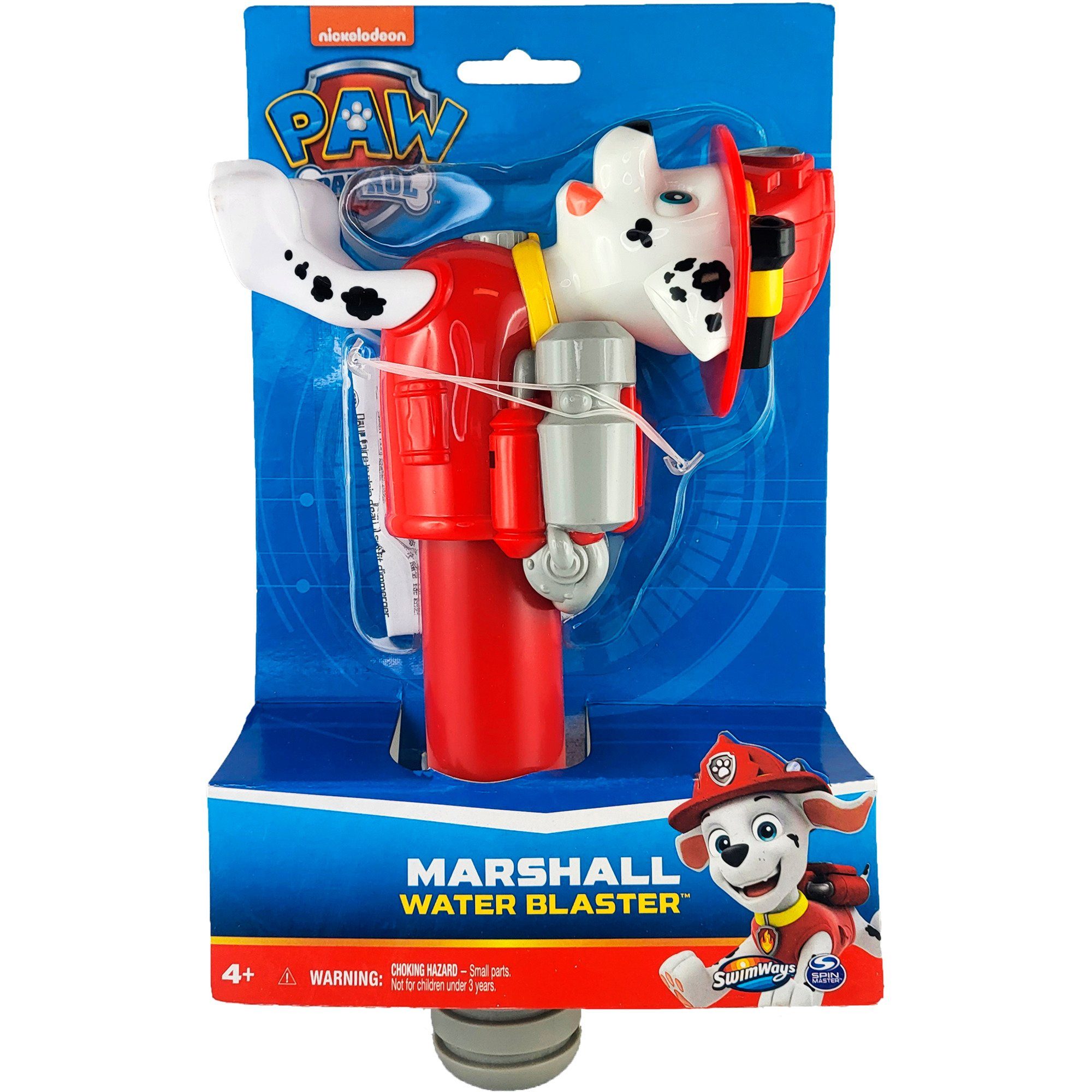 Spin Master Badespielzeug Swimways - Paw Patrol Wasserspritzpistole im Marshall Design