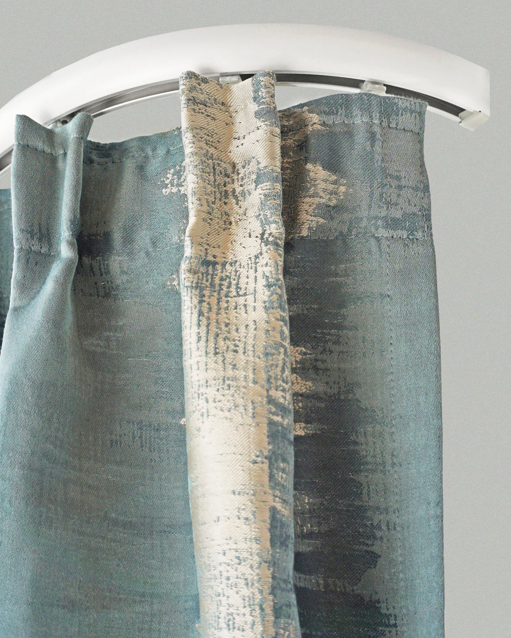 GARESA Gardinenschiene »400«, 1 läufig-läufig, Wunschmaßlänge, Aluminiumsch günstig online kaufen
