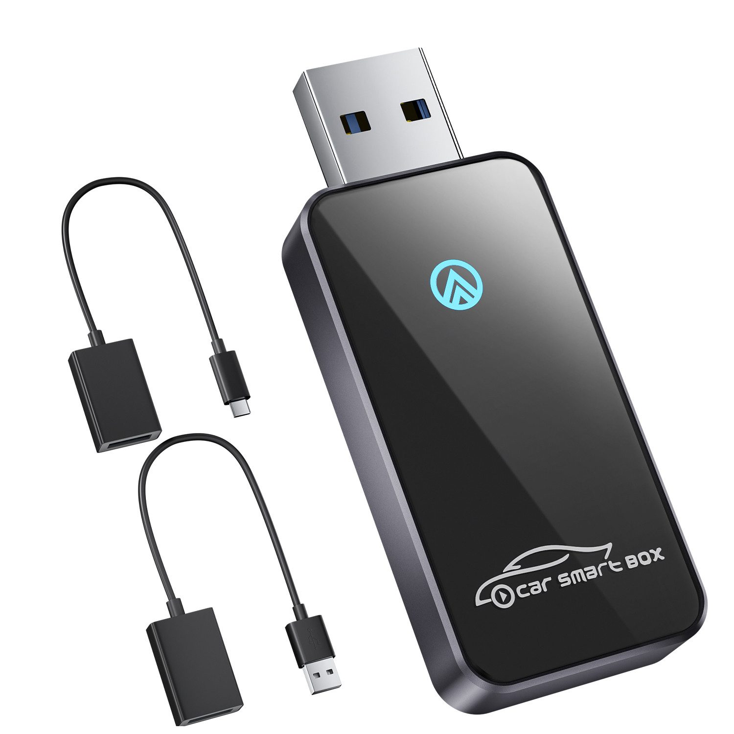 Wireless Adapter Auto Kabelloser Android USB Dongle mit Dualband WiFi Adapter