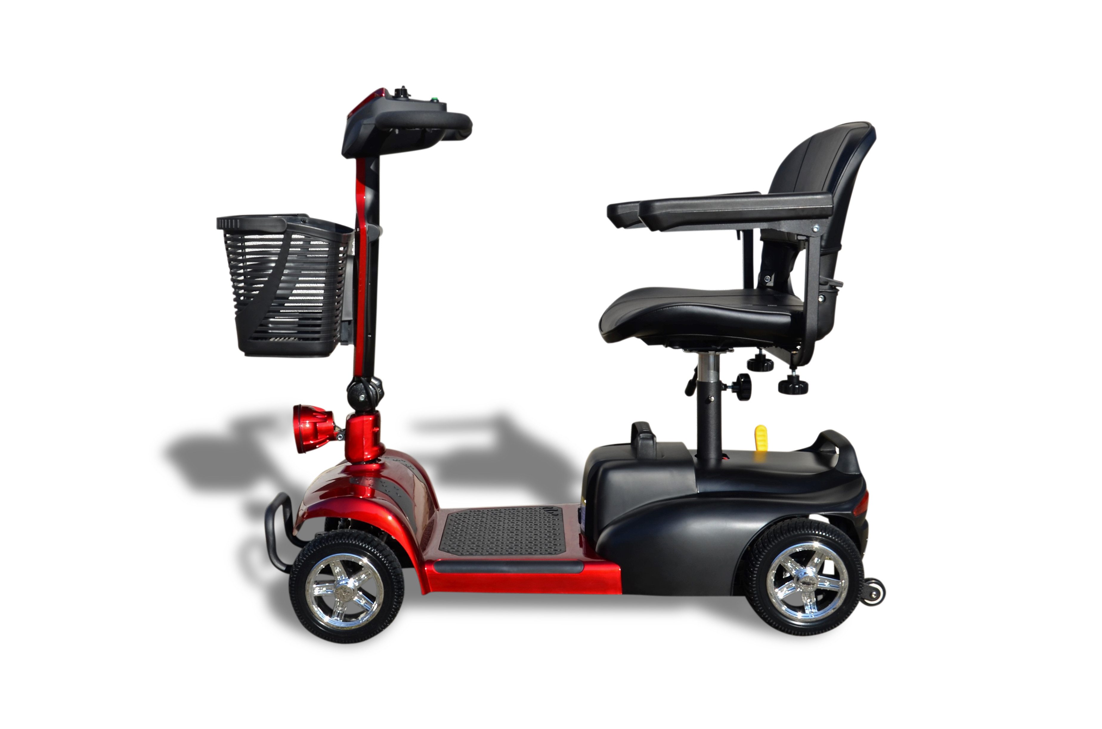 ECO ENGEL Elektromobil Eco Engel 401 Rot Elektro 4 Rad, 6 km/h Seniorenmobil, 250 W, (Korb)