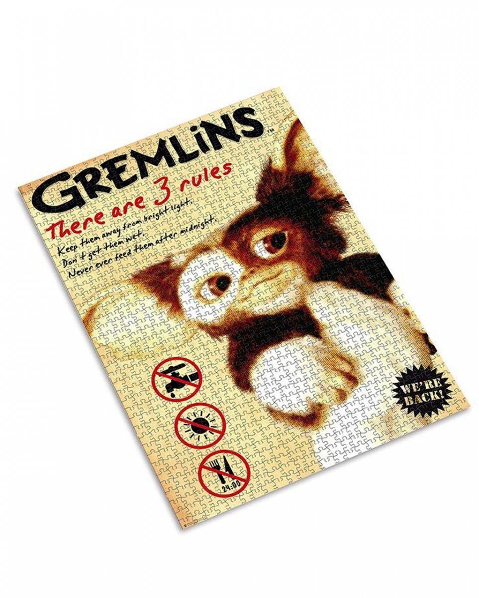 Horror-Shop Dekofigur Gremlins - Gizmo Puzzle 1000 teilig als Geschenkid