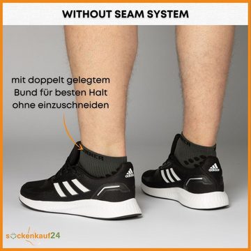 sockenkauf24 Laufsocken low Cut Sportsocken für Herren & Damen Laufsocken Kurz (3-Paar) Atmungsaktive Running Socks 50202P WP