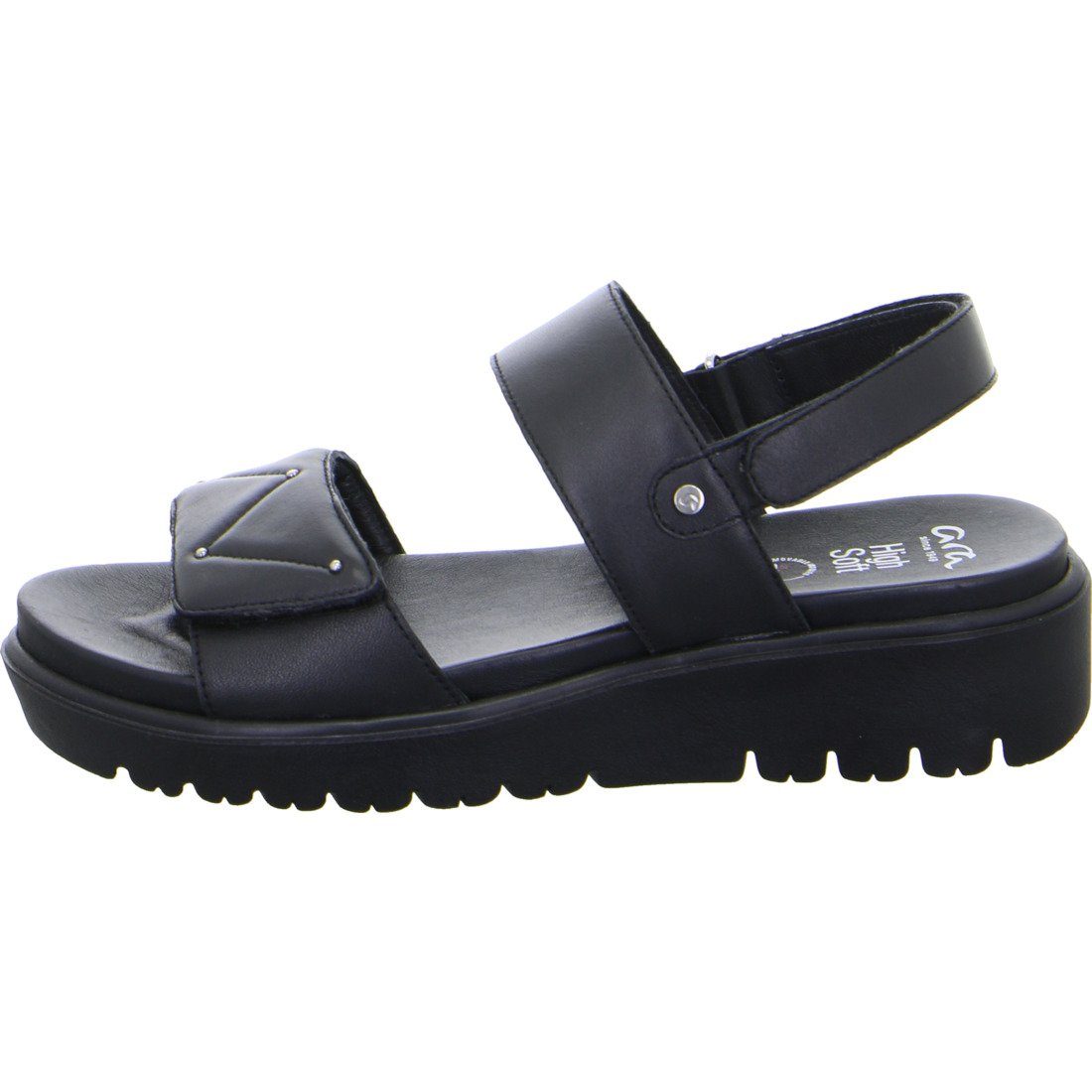 Ara Ara Schuhe, Sandalette Bilbao schwarz Glattleder 048120 - Sandalette