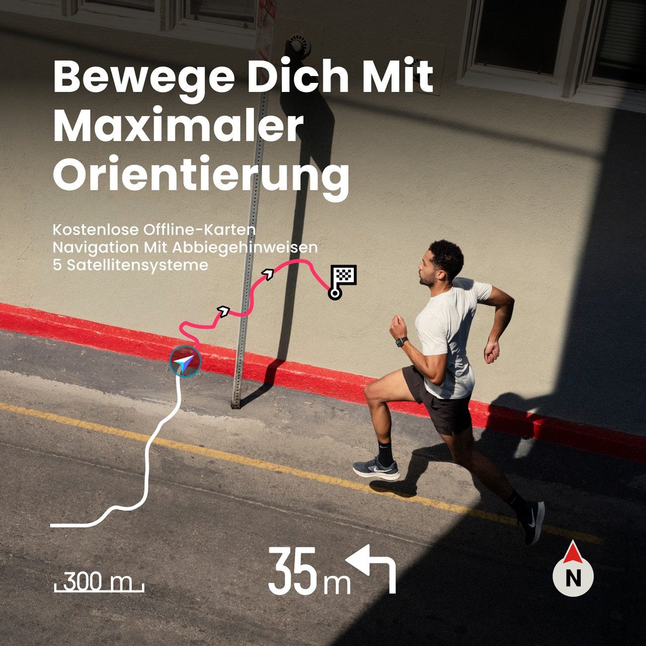 Amazfit Bip Max Smartwatch, 2,07" AMOLED Display, Fitness- und Gesundheitstracking grau