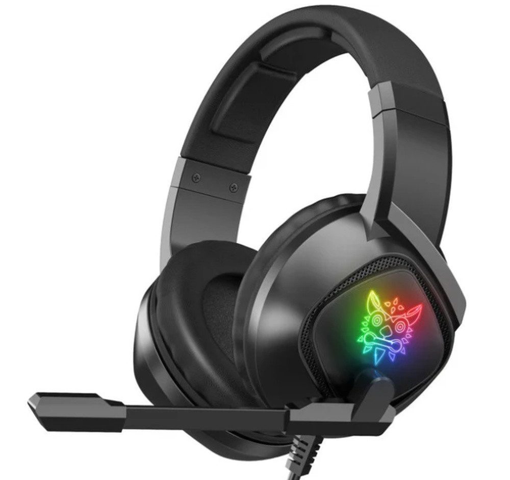 ONIKUMA K19 Schwarz 3,5 mm Gaming-Headset wireless Kopfhörer