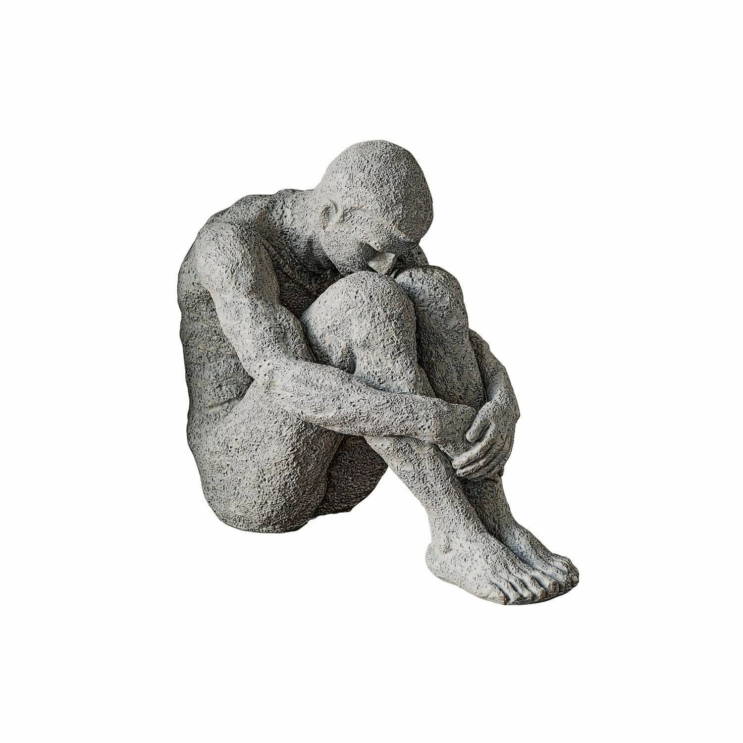 Dekofigur Figur Antony antikgrau