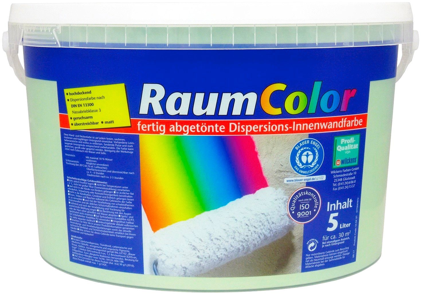 Wilckens Farben Wand- und Deckenfarbe Raumcolor, Spritzarm