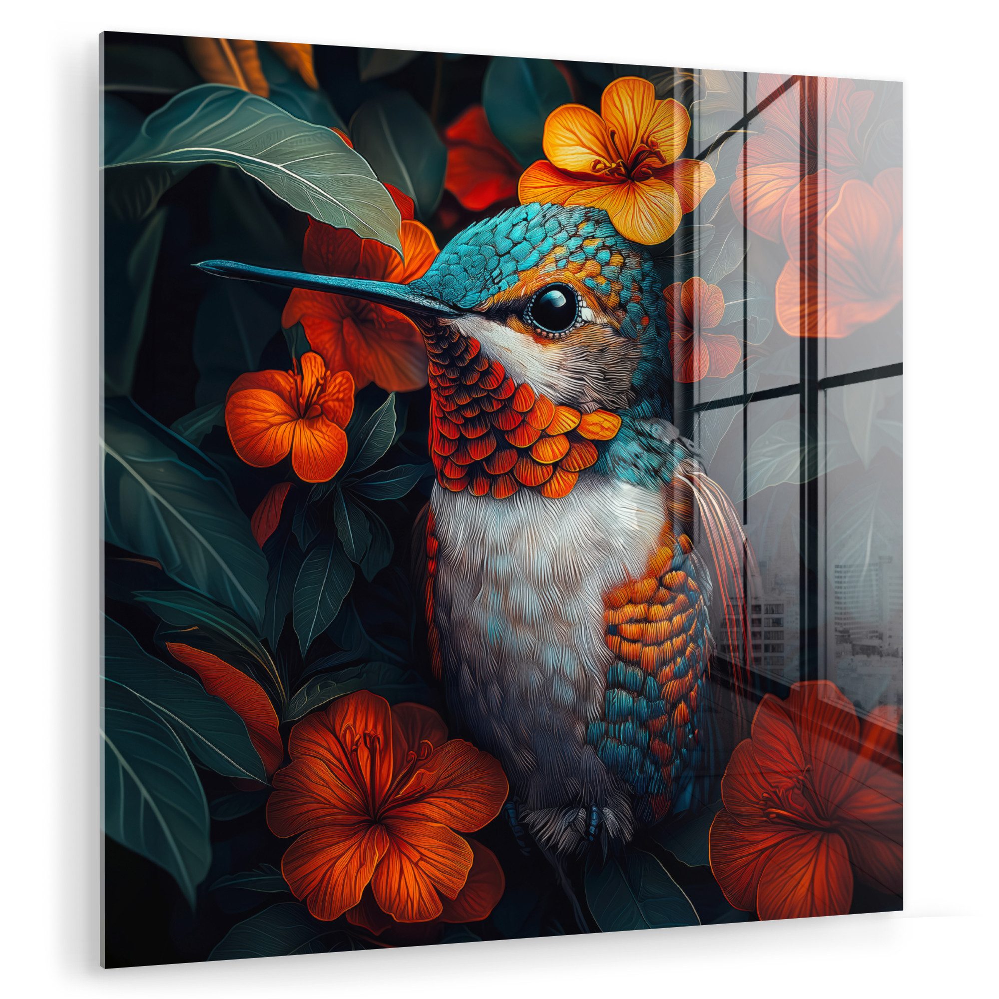 MuchoWow Acrylglasbild Kolibri - Vogel - günstig online kaufen