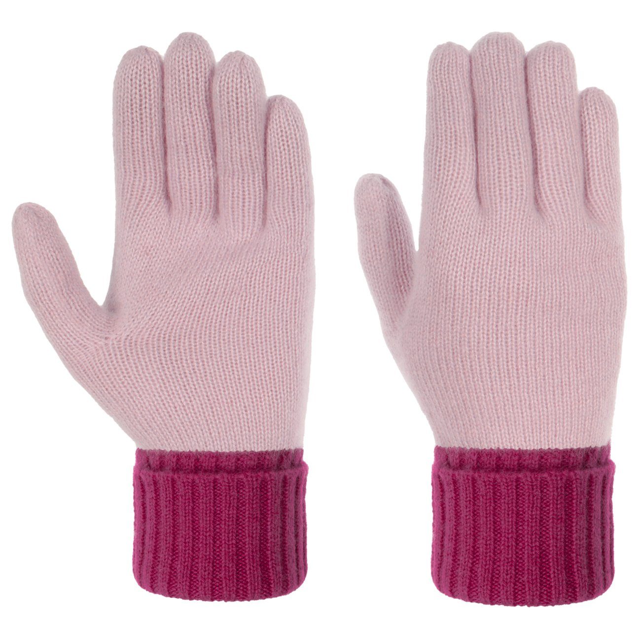 Seeberger Handschuhe fuchsia Strickhandschuhe