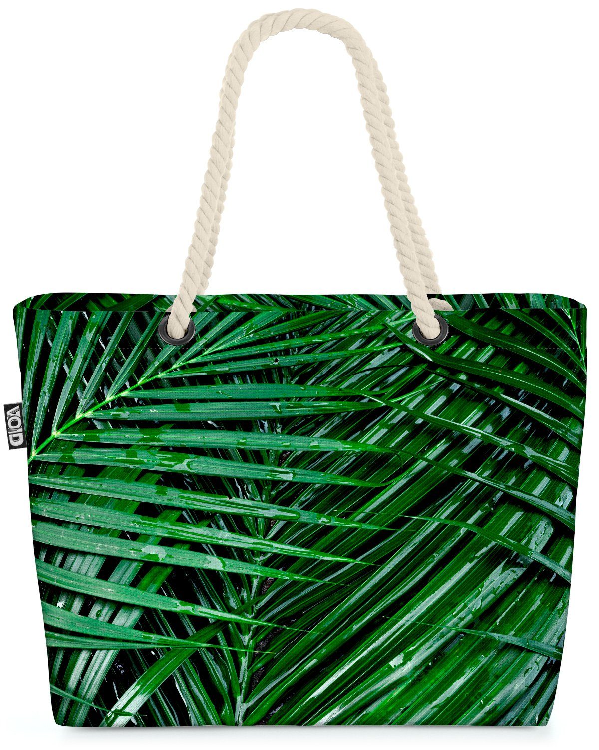 Blätter Kokosnuss Palmenblätte Blätter Kokosnuss Palme Pflanzen VOID (1-tlg), Palme Strandtasche