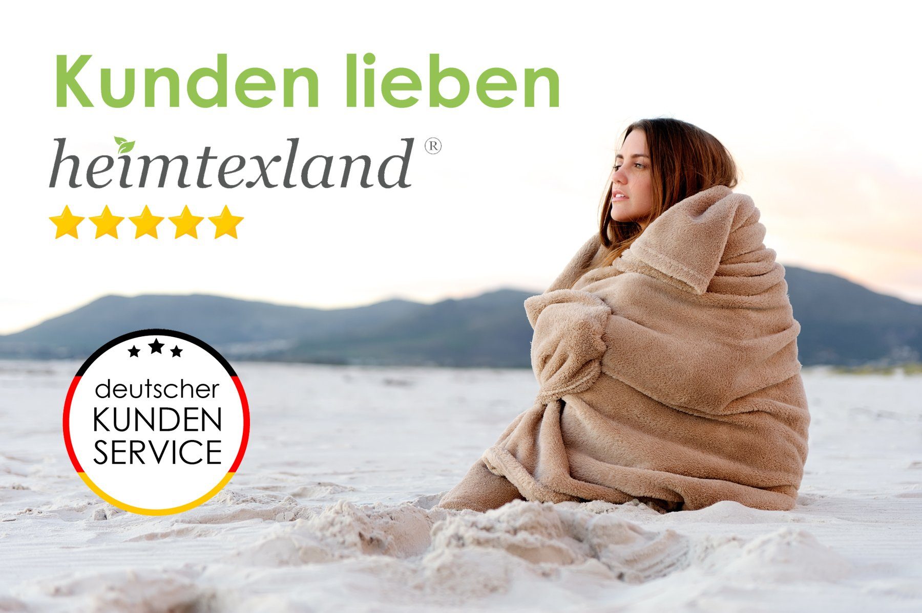 Wohndecke Dicke Soft Flanell Kuscheldecke Sterne Winterdecke, heimtexland, 150x200 I extra dick I warm I Sherpa Fell I kuschelig weich