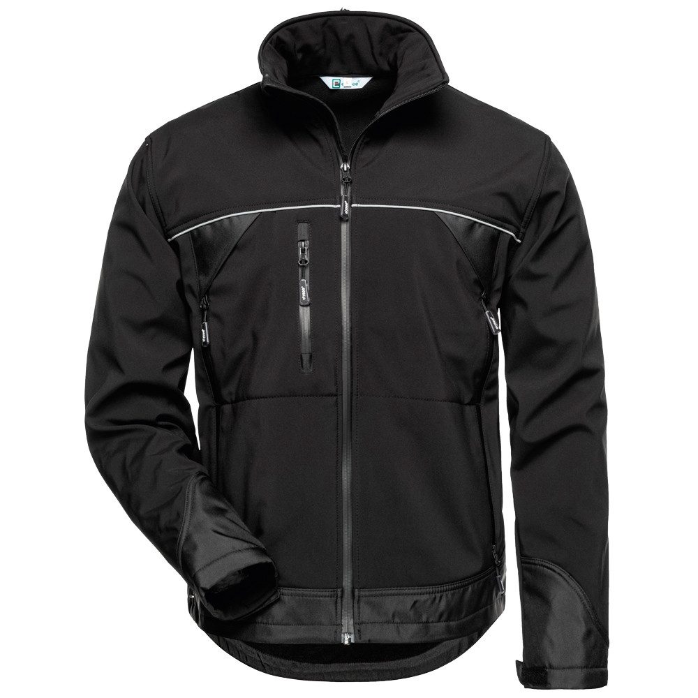 Elysee Schutzjacke ALPHA Softshell-Jacke ELYSEE® Polyester, Schwarz/Schwarz, Gr.XXXXL