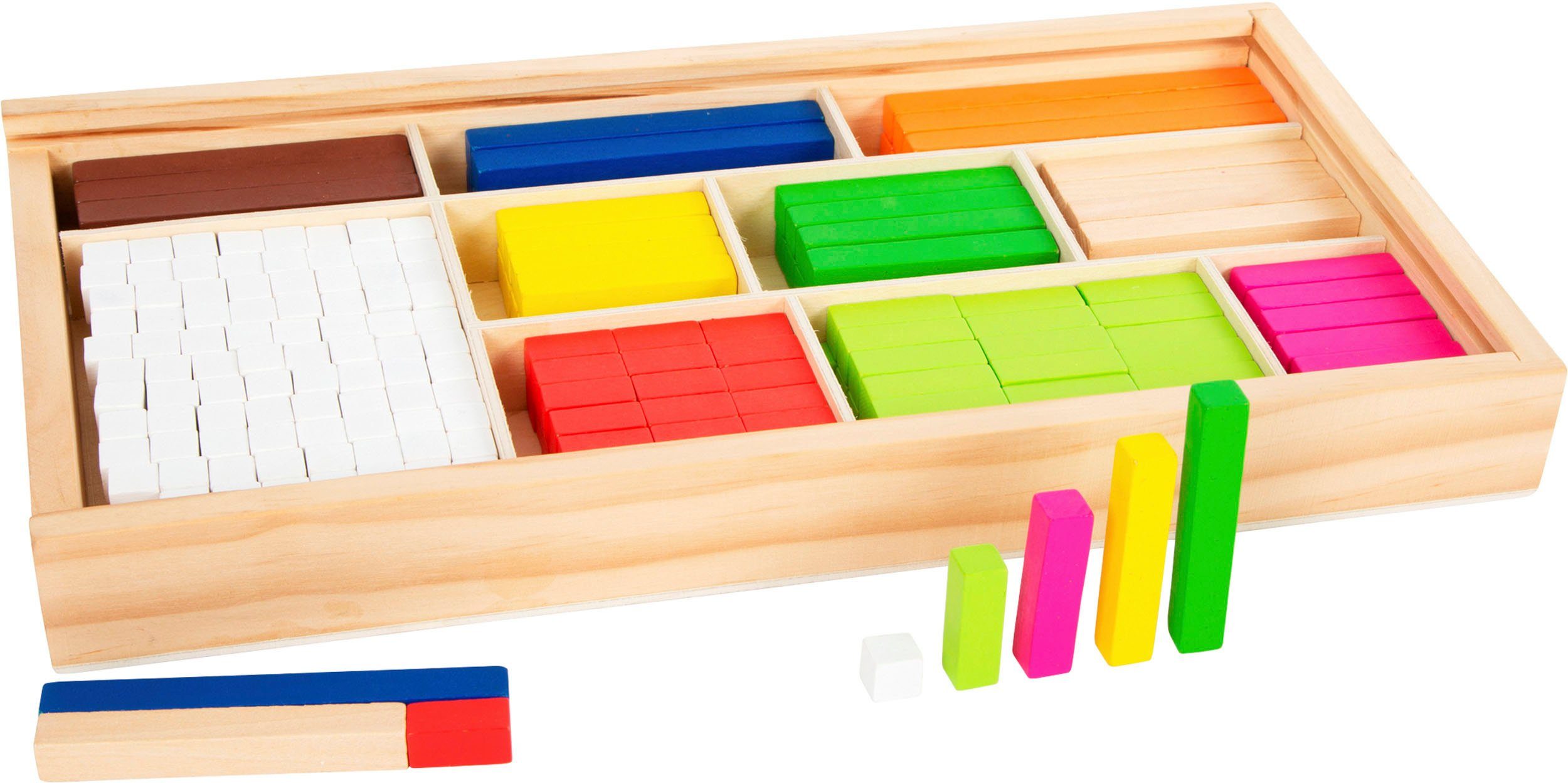 Small Foot Spiel Lernbox Rechenstäbchen, Lernspiel