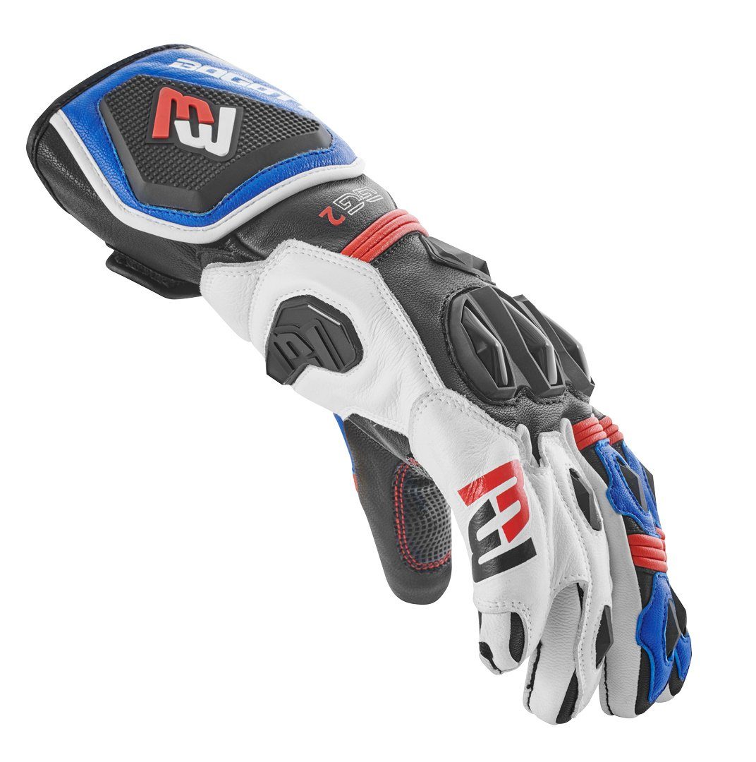 Bogotto Motorradhandschuhe Monza perforierte Motorradhandschuhe abriebfest weitenverstellbar