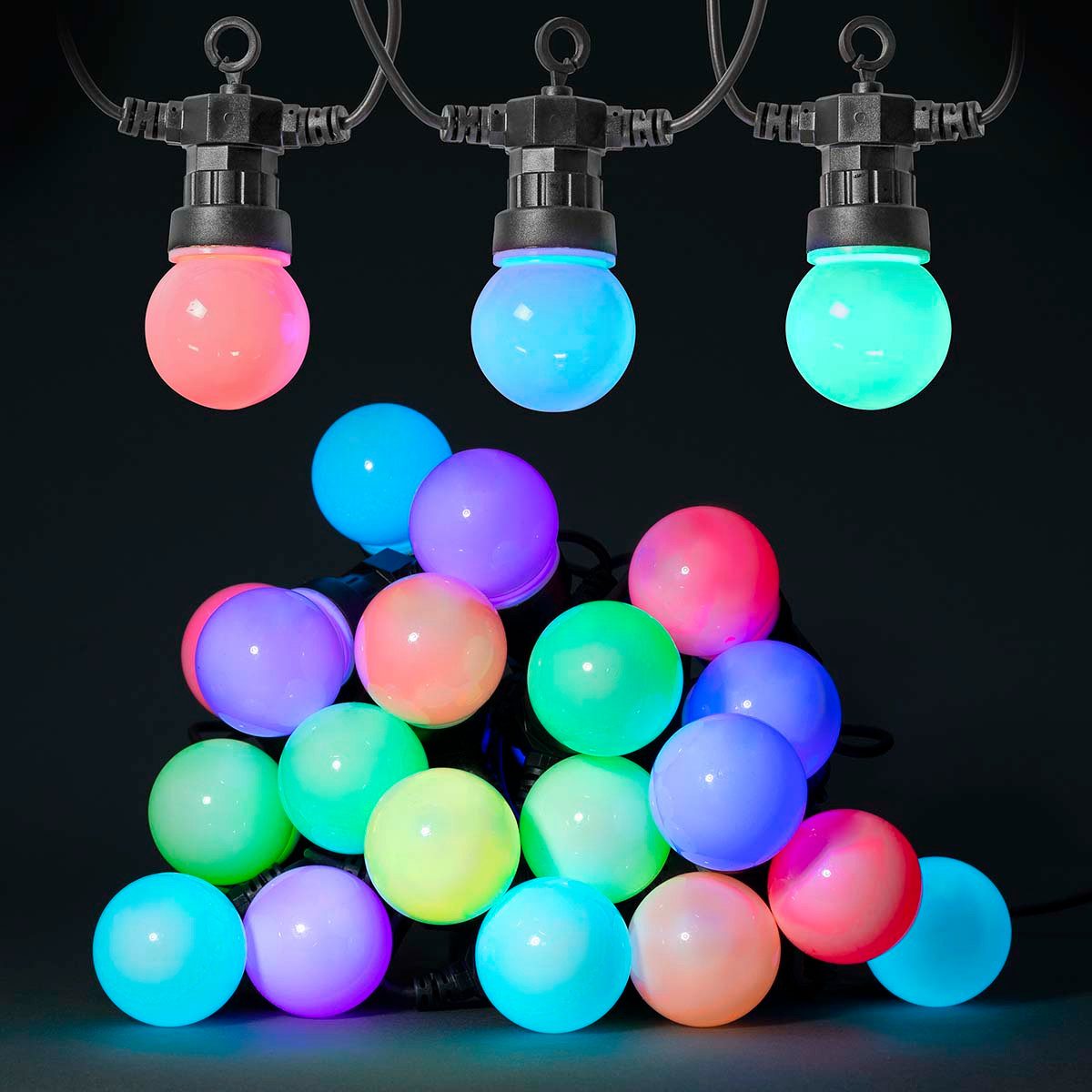 Nedis Discolicht WIFILP03C20, Wi-Fi, RGB/Weiß, App- und Sprachsteuerung für flexible Nutzung, RGB,Weiss, Wi-Fi, RGB/Weiß, App- und Sprachsteuerung für flexible Nutzung