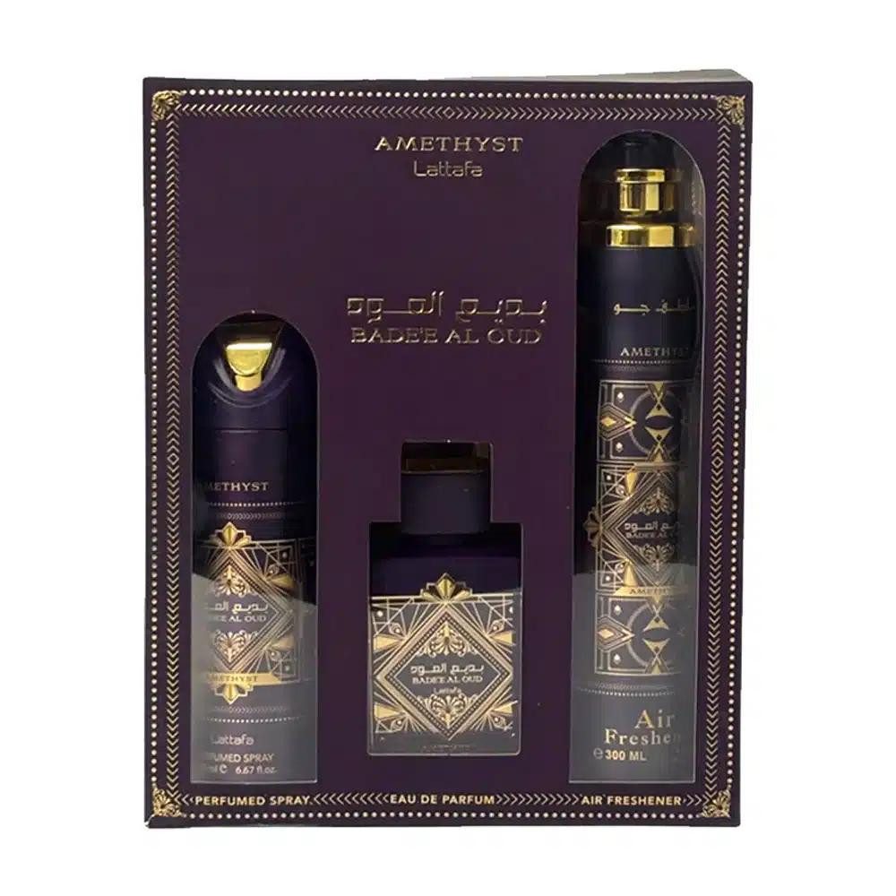 Lattafa Eau de Parfum Lattafa Badee Al Oud Amethyst Set - Eau de Parfum 100ml