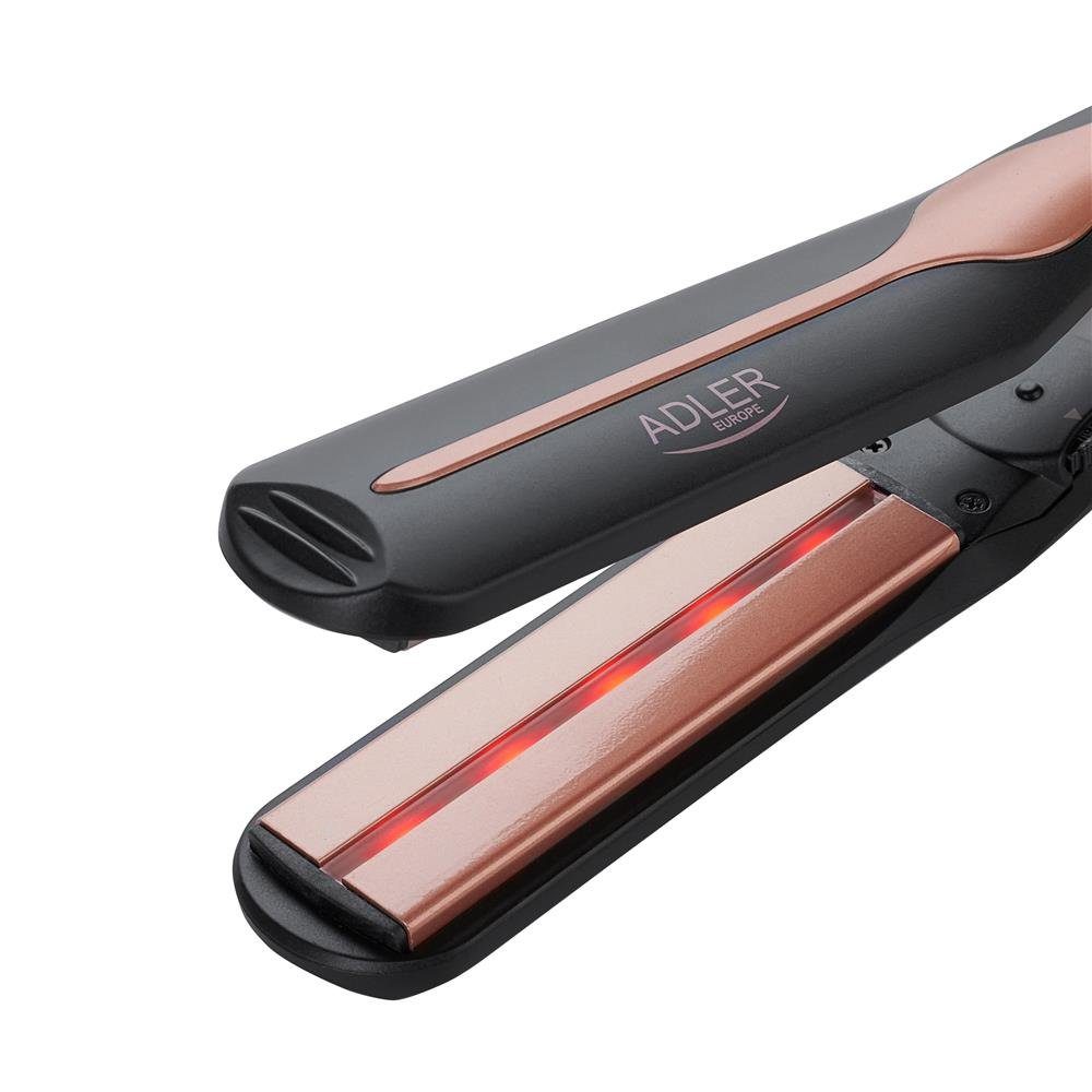 Adler Glätteisen Adler AD 2318 Infrarot Haarglätter, Temperaturregelung, ergonomisches Design, Keramikplatten