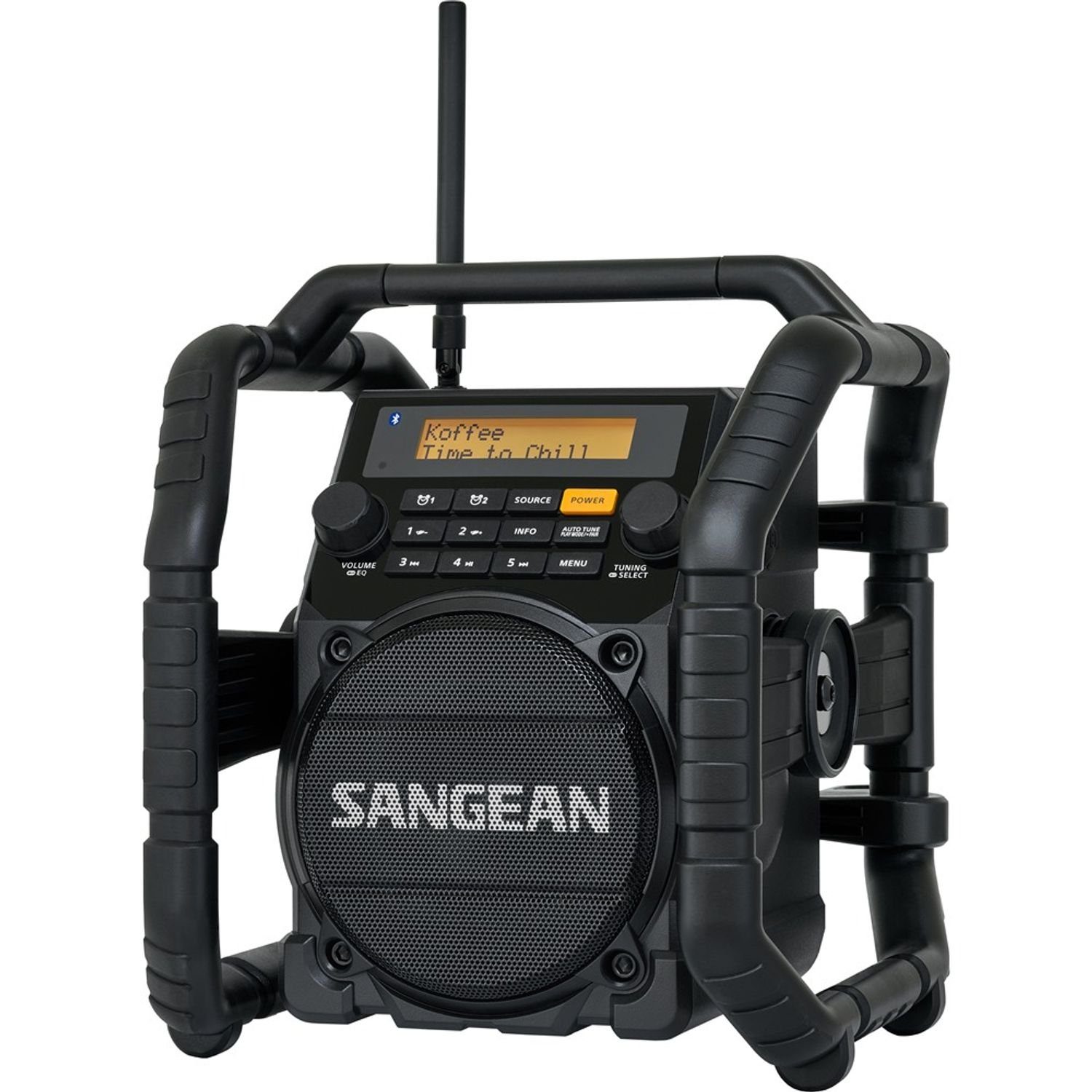 Sangean U-5 DBT Black Ultra-robuster digitaler Abstimmungsempfänger Digitalradio (DAB) (DAB)