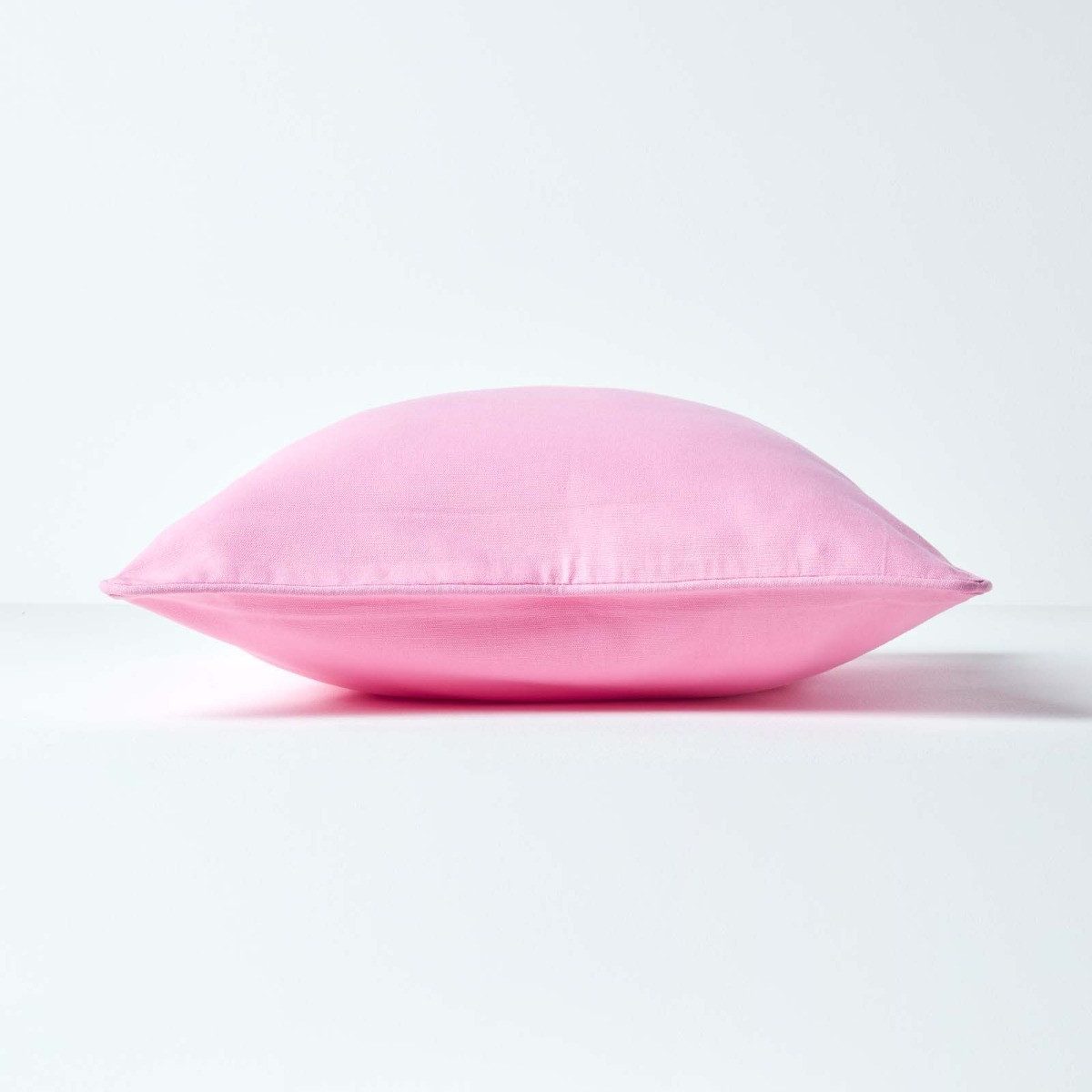 Homescapes Kissenhülle Rosa Kissenbezug aus Baumwolle, günstig online kaufen