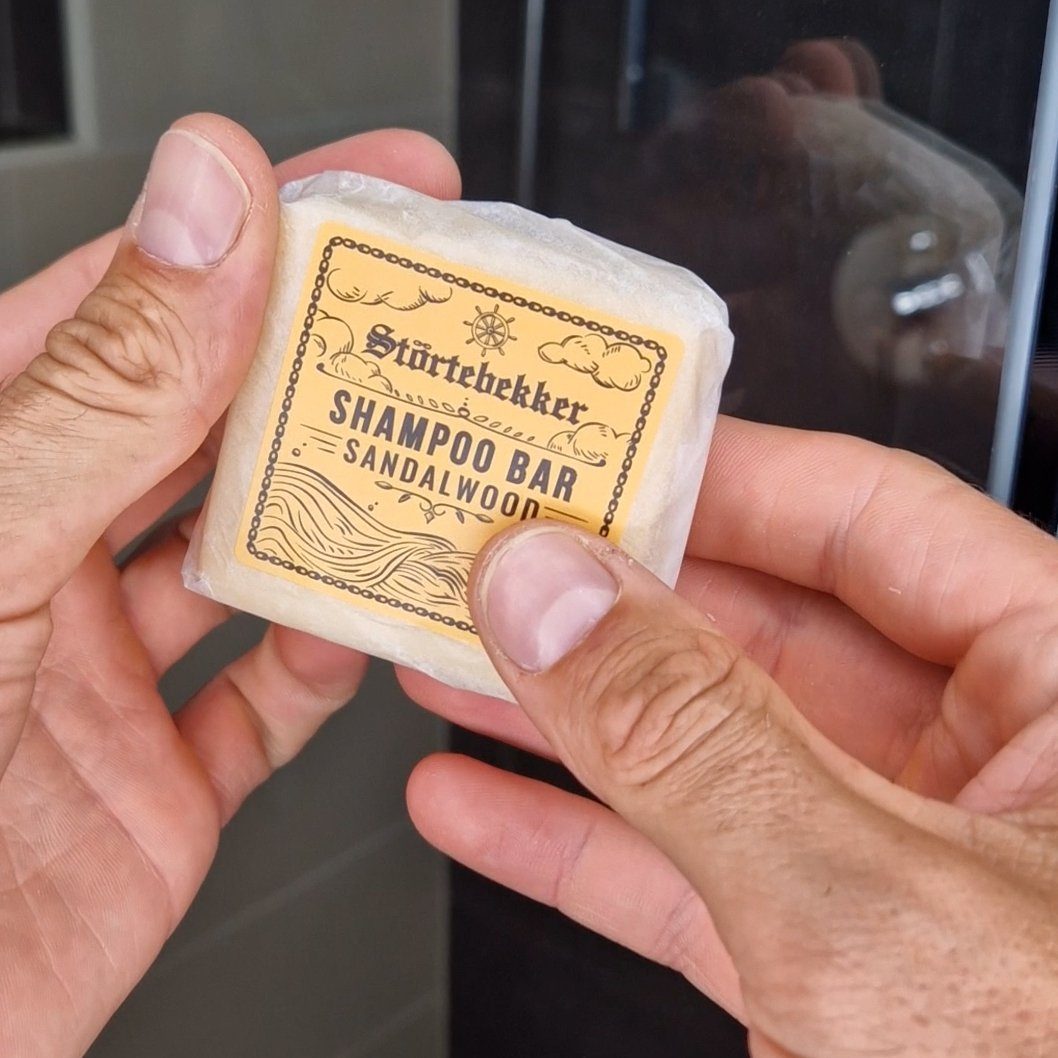 Störtebekker Festes Haarshampoo Sandelholz, 1-tlg., Vegane & Nachhaltige Reinigung für Körper und Haar