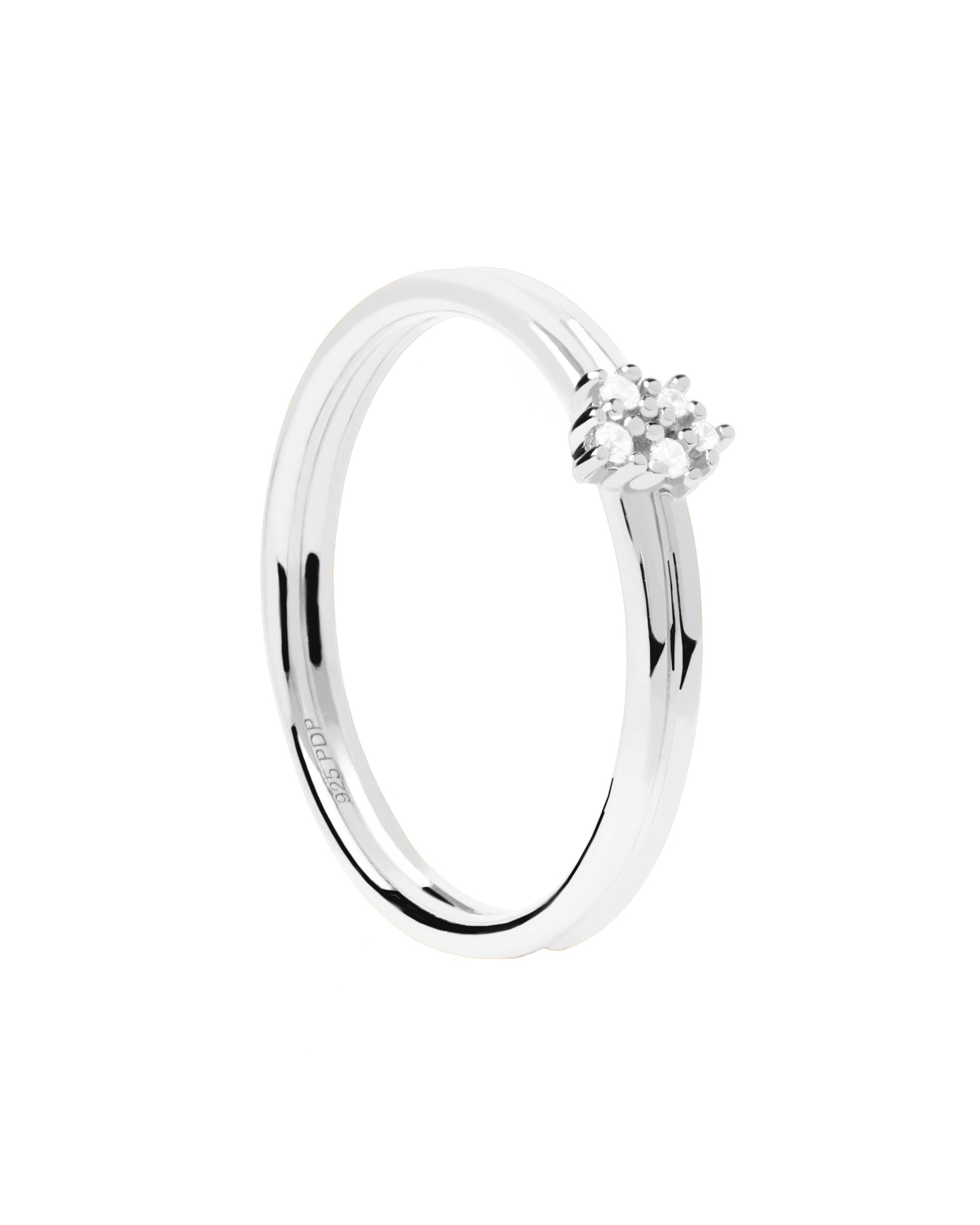 P D Paola Fingerring 925er Sterlingsilber