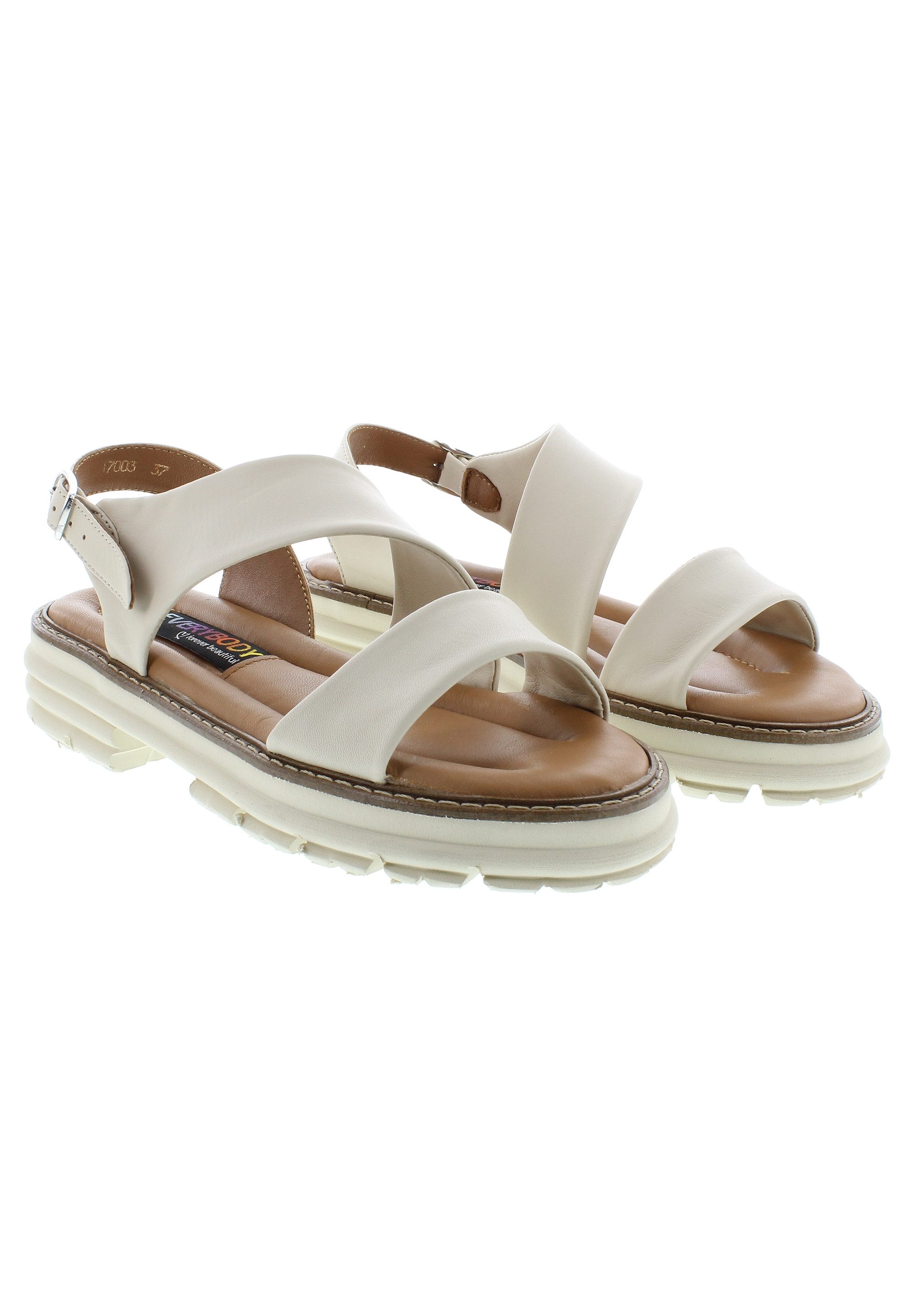 Everybody CARLINA - Plateausandalette mit Fersenriemchen Pantolette