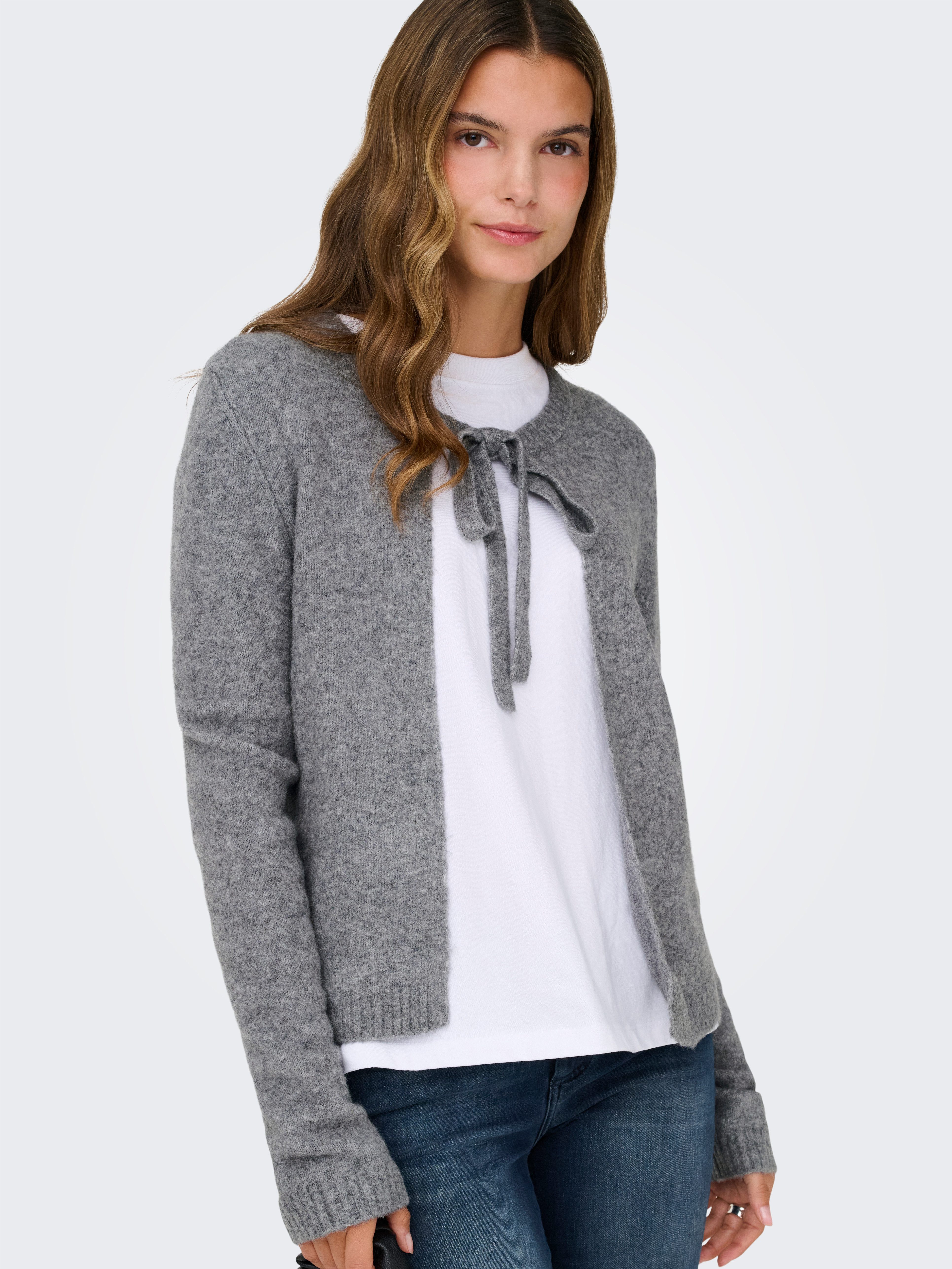 ONLY Strickjacke ONLJESSIE LS ONE STRING CARDIGA KNT