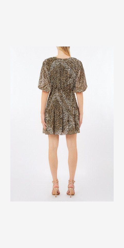 Liu Jo Minikleid – Feminines Kleid mit Leo-Print