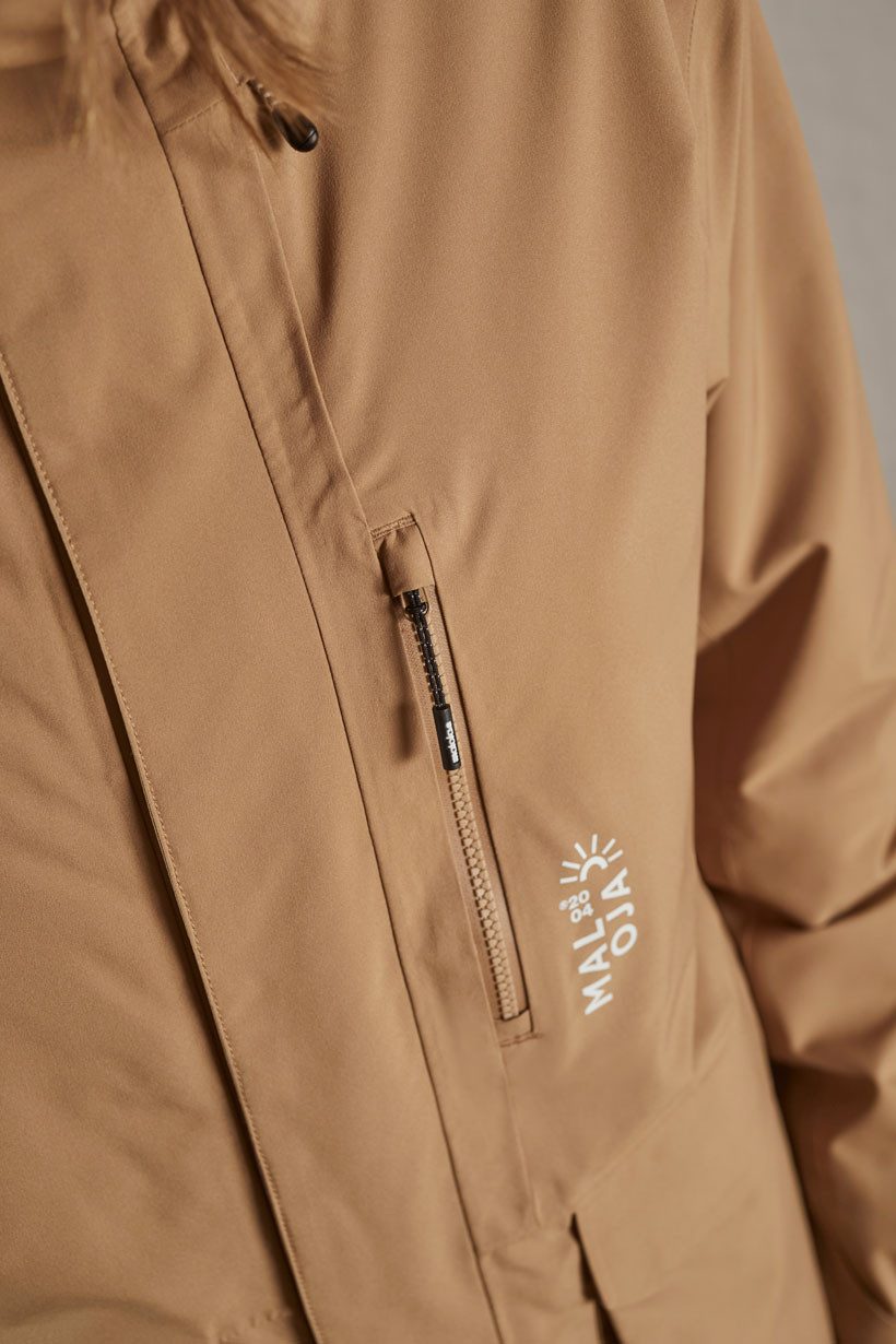 Maloja Winterjacke SelunM (wasserdicht, Primaloft®-Bio-Isolierung) braun Damen