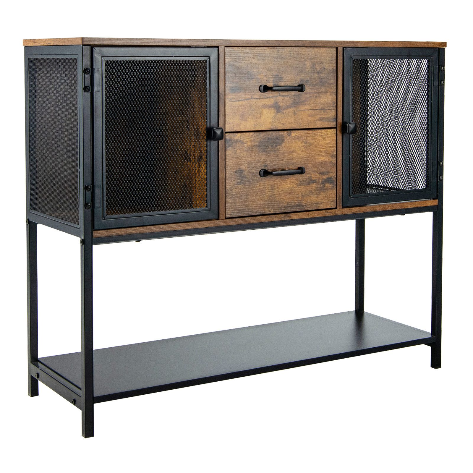COSTWAY Konsolentisch Sideboard, mit 2 Schubladen günstig online kaufen