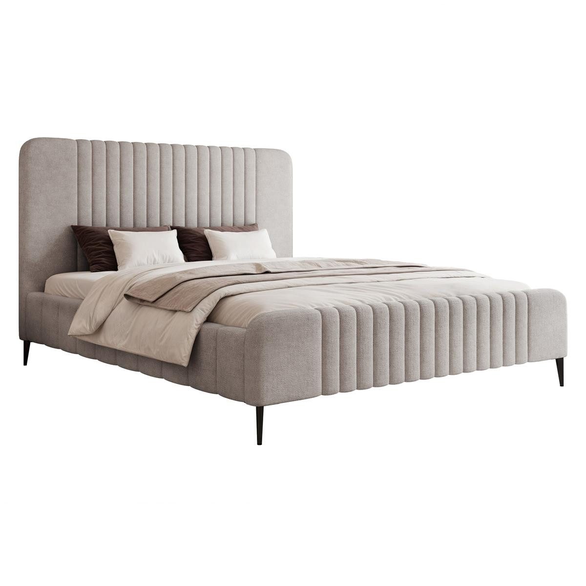 Compleo Polsterbett Design Bett mit hohen günstig online kaufen