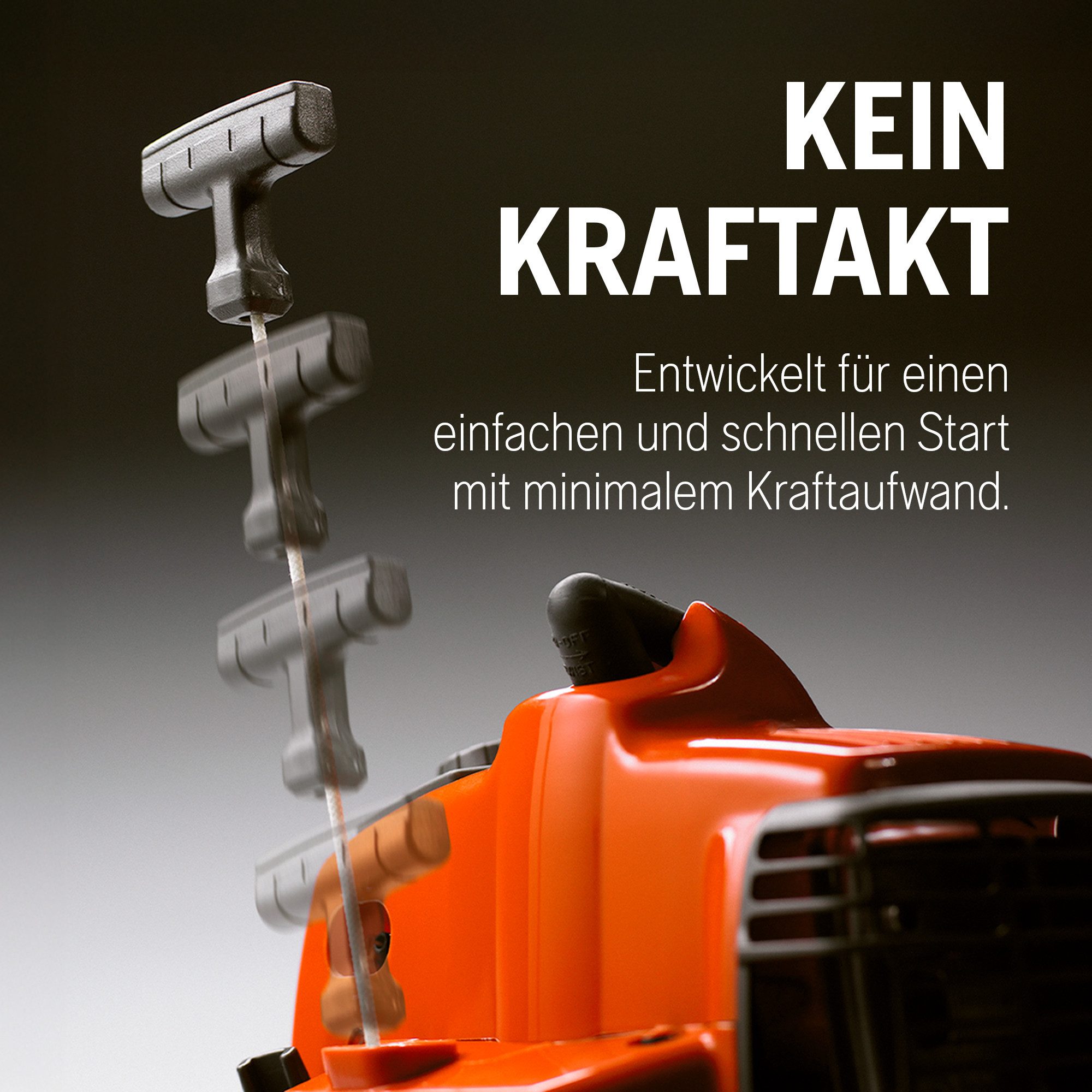 Husqvarna Benzin-Motorsense 122C, 21,7cm³ 2-Takt-Motor, 43 cm Schnittbreite, gebogenem Schaft – Bild 4 von 5