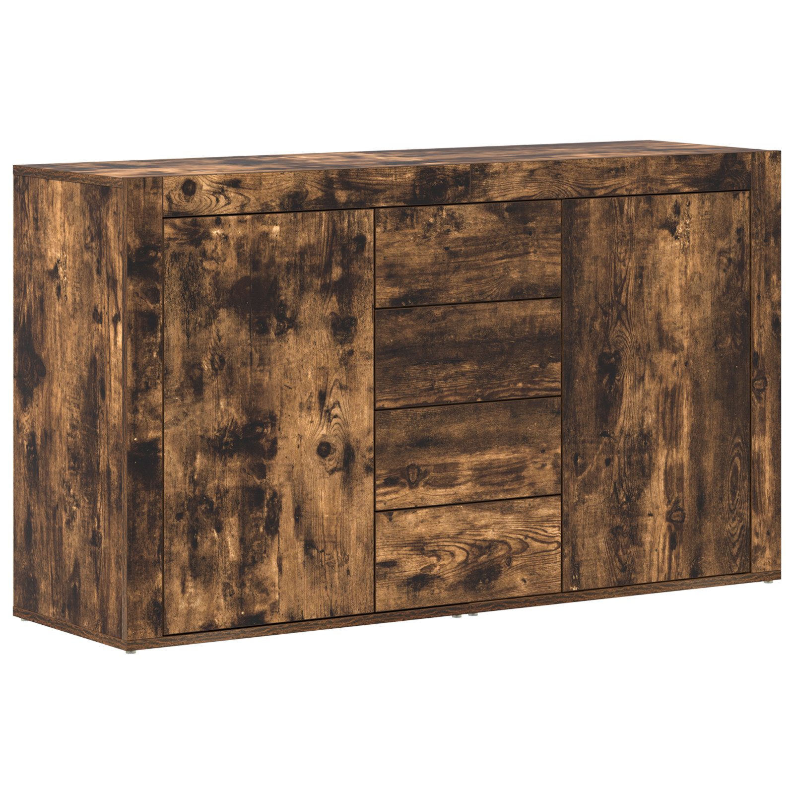 vidaXL Sideboard Sideboard Geräucherte Eiche Holzwerkstoff günstig online kaufen