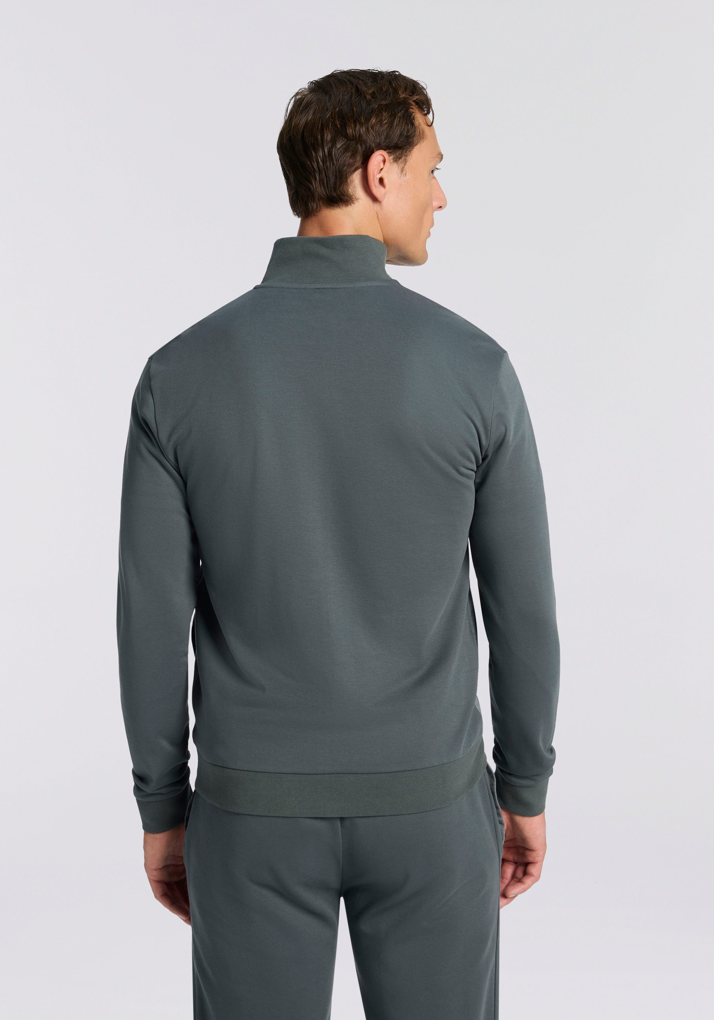 BOSS Sweatjacke Tracksuit Jacket Neuheit, Stehkragen