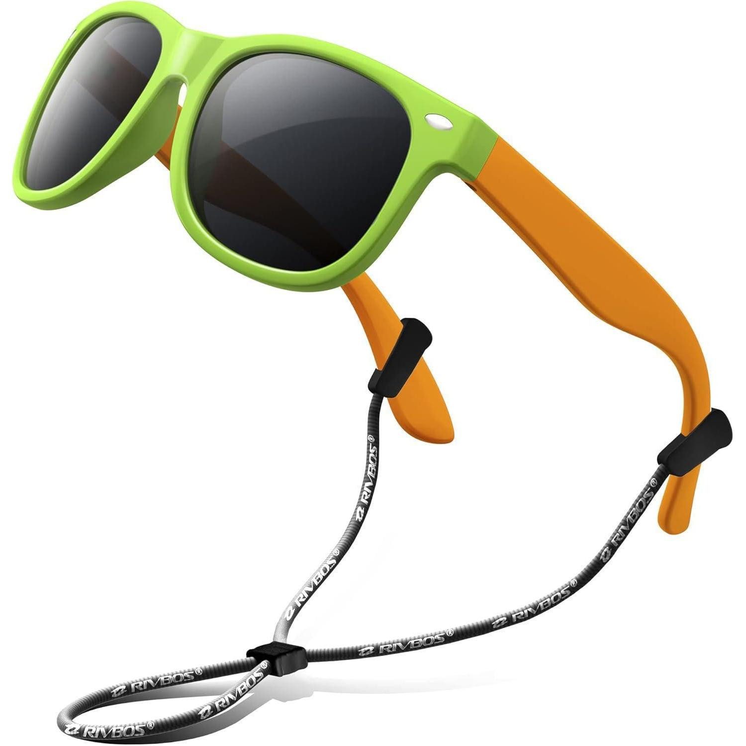 LuxusKollektion Sonnenbrille Sonnenbrille Kinder polarisiert Riemen Jungen Mädchen 004-2 Grün