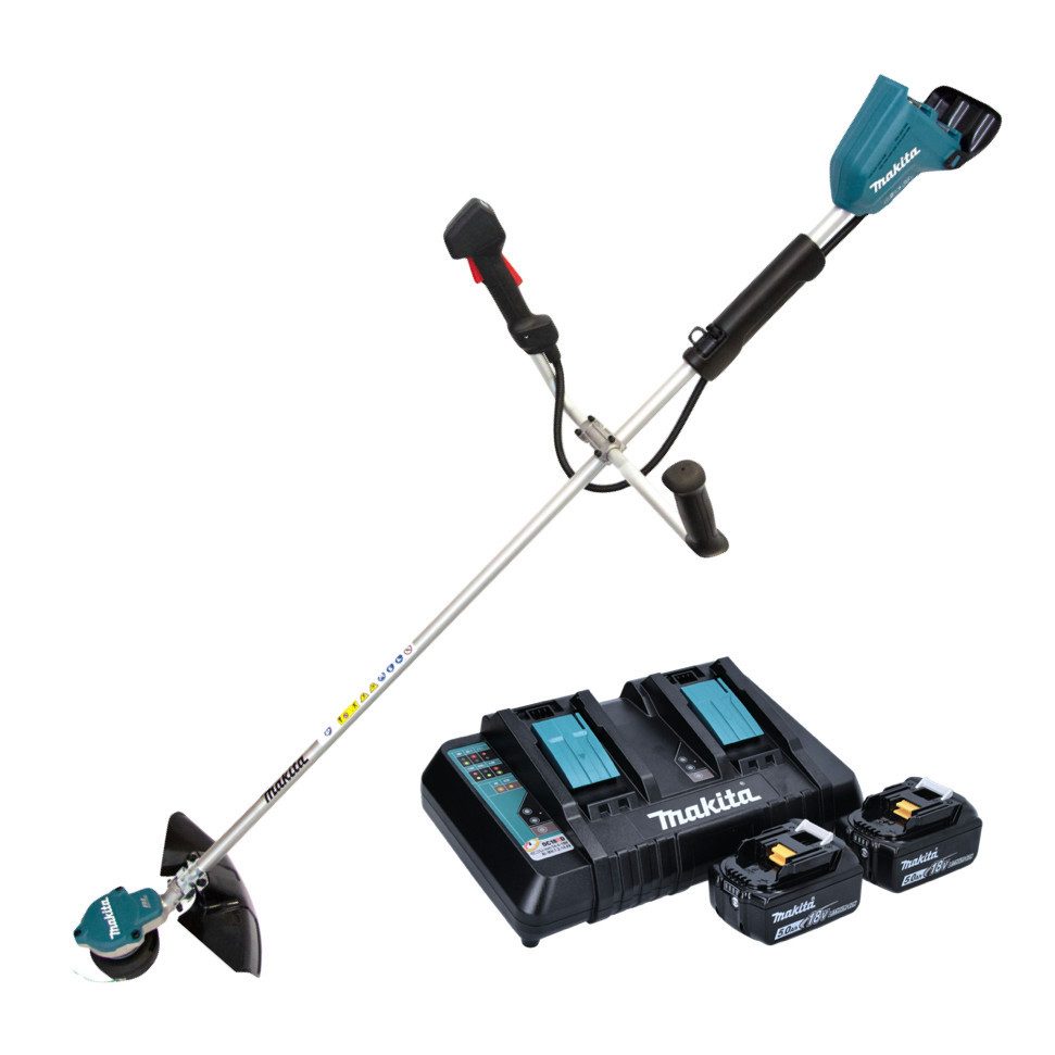 Makita Akku-Rasentrimmer DUR 368 APT Akku Freischneider 36 V (2 x 18 V) Zweihandgriff