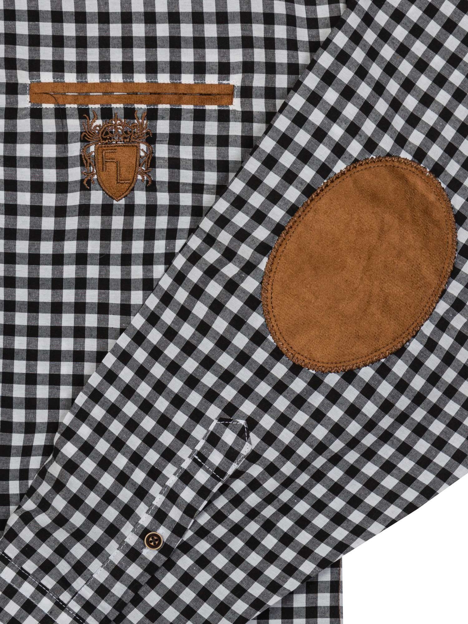 Lavecchia Langarmhemd Lavecchia Herren Langarmhemd LV-1981 (Schwarz-Weiß, 6XL) Herren Langarm Hemd Herrenhemd – Bild 3 von 3