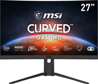 MSI Optix G27CQ4P Curved-Gaming-Monitor (69 cm/27 ", 2560 x 1440 px, QHD, 1 ms Reaktionszeit, 165 Hz, VA LED, 3 Jahre Garantie)
