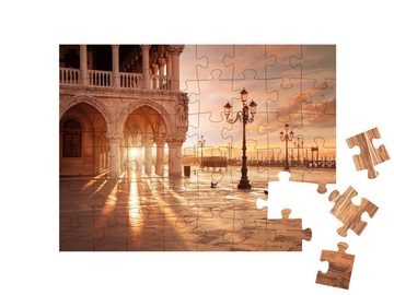 puzzleYOU Puzzle San Marco in Venedig im Sonnenaufgang, 48 Puzzleteile, puzzleYOU-Kollektionen Venedig
