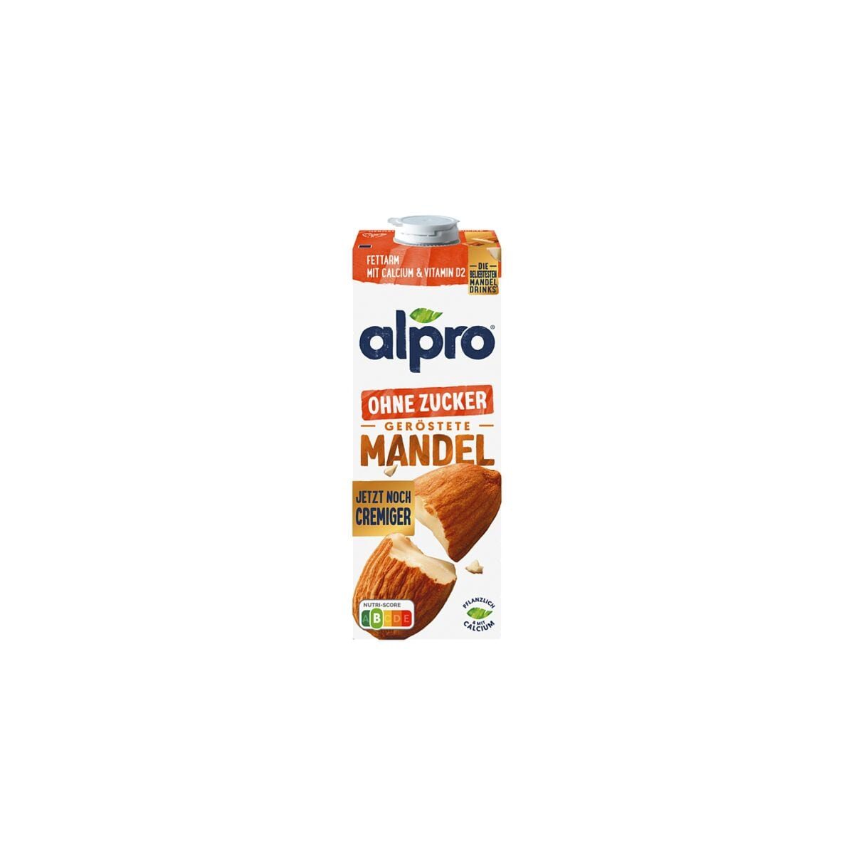Alpro Pflanzenmilch Mandel ohne Zucker, 8x 1 Liter Mandeldrink – Bild 2 von 2