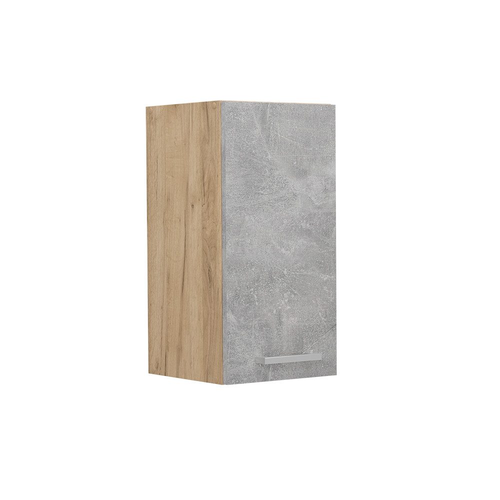 Vicco Hängeschrank R-Line, Beton/Goldkraft Eiche, 30 günstig online kaufen