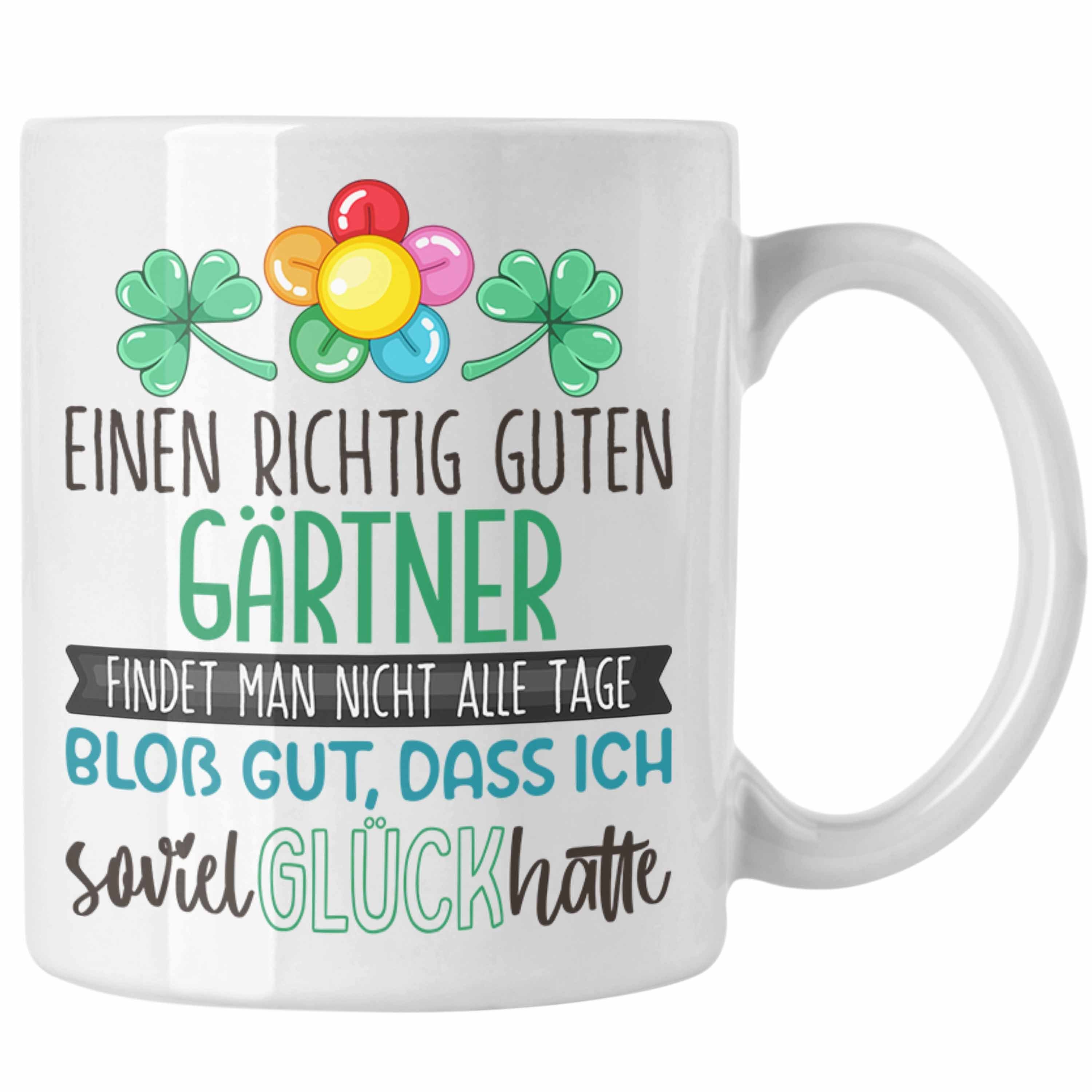 Trendation Tasse Gärtner Tasse Geschenk Dankeschön Bester
