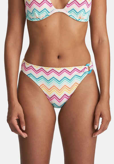 Marie Jo Bikini-Hose »Camila« 1 Stück, Bikini Rio-Slip - Bikini-Unterteil mit farbigem Muster, Zierring an der Seite, Klassischer Schnitt mit perfekter Passform