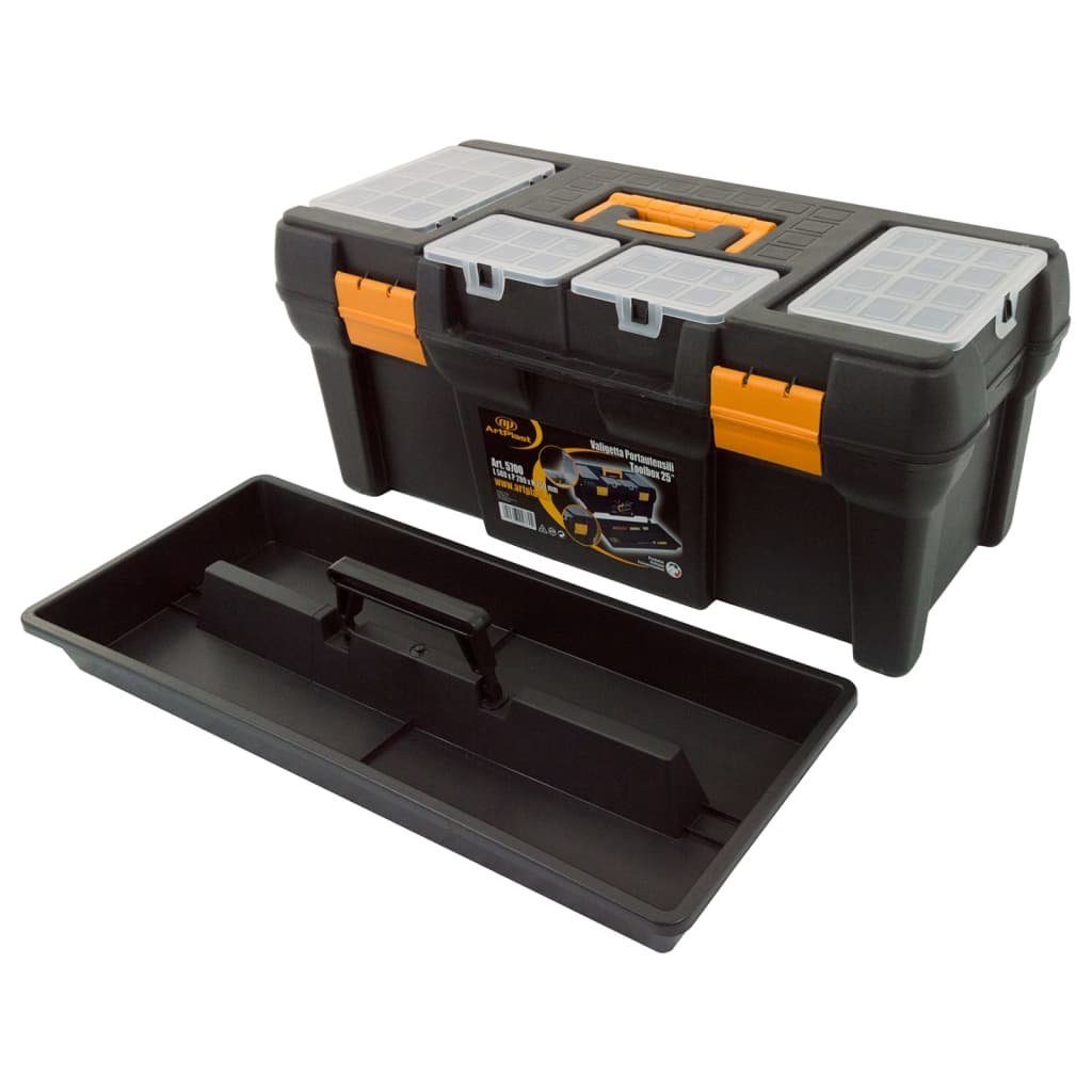 vidaXL Werkzeugbox Werkzeugkoffer mm PP St) 580x280x250 (1